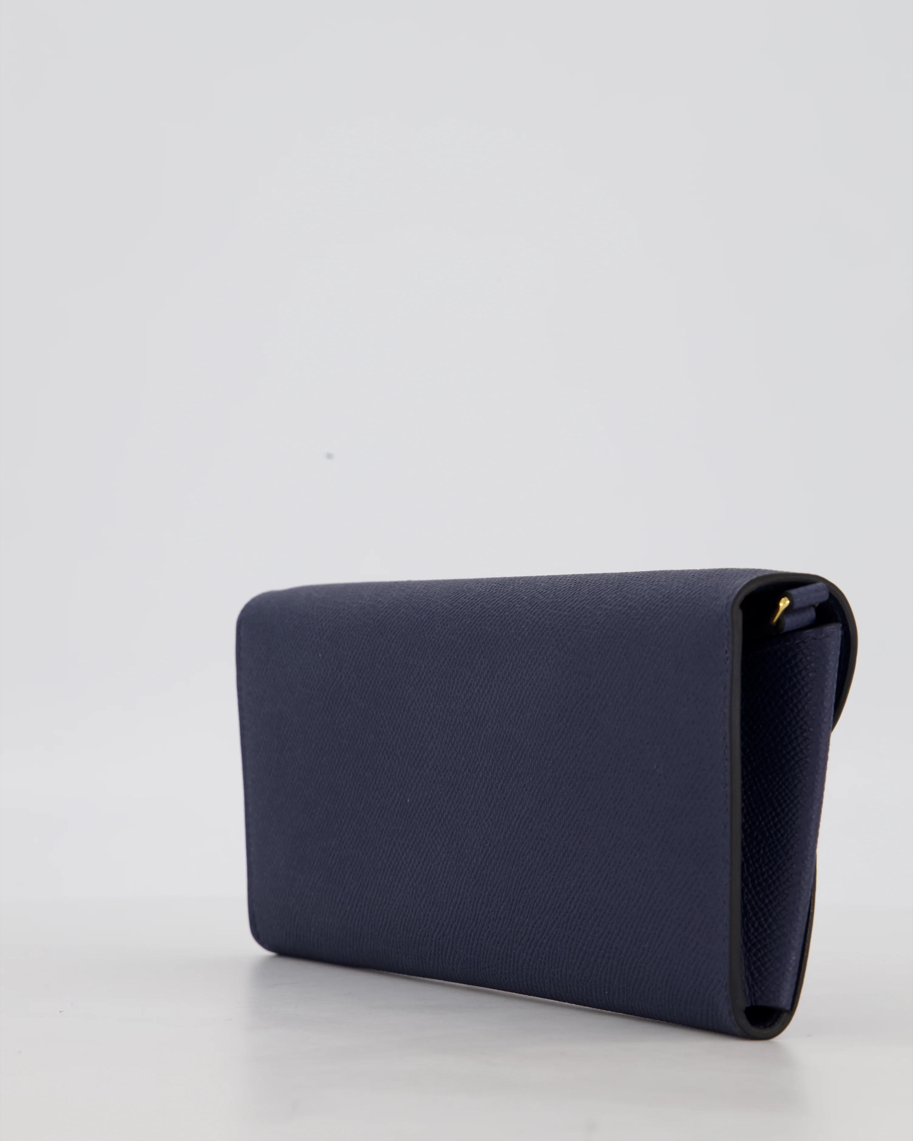Hermès Maillon To Go Bag in Bleu Saphir Epsom Leather with Gold Hardware and Bleu Saphir Enamel - Image 12