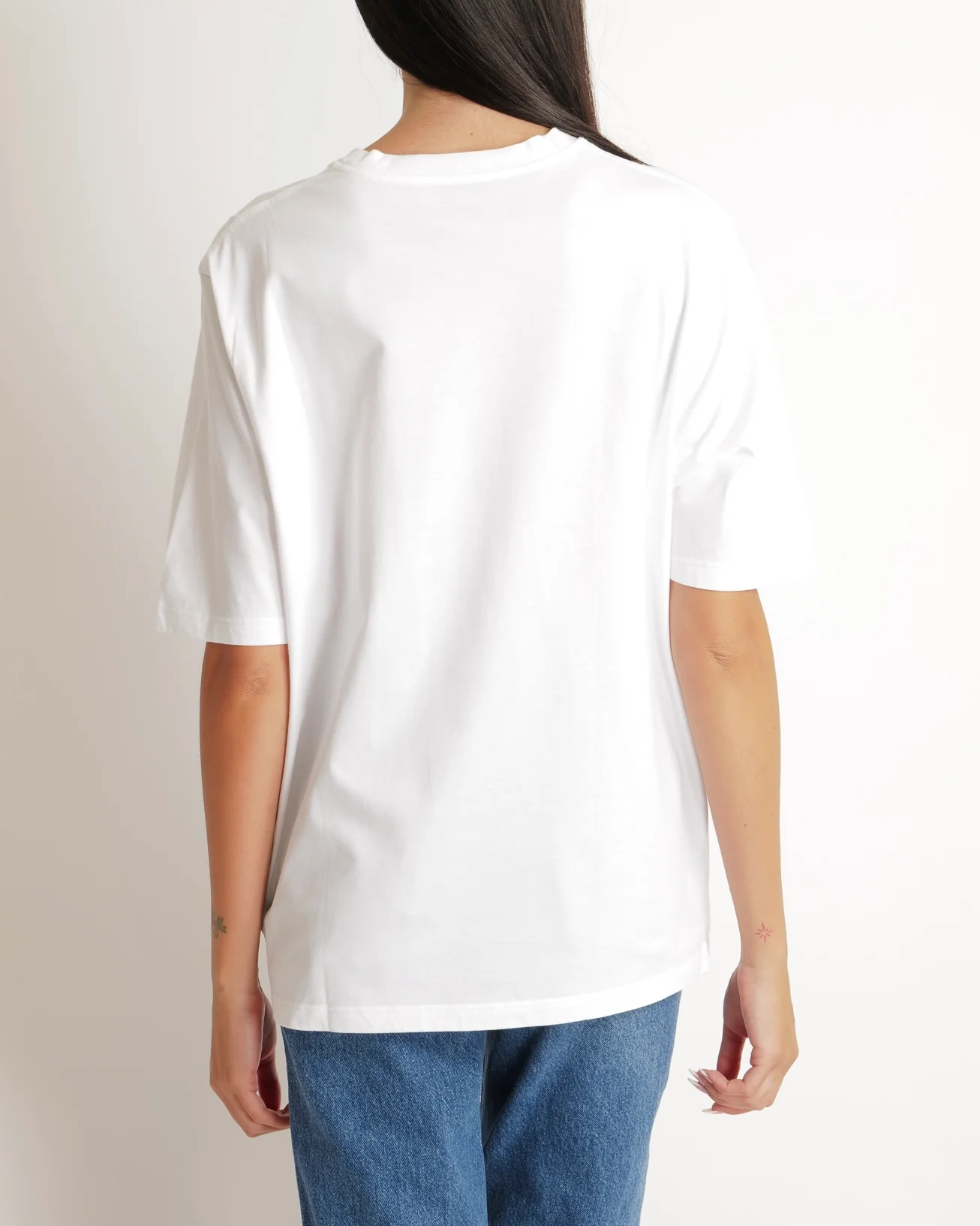 Hermès Menswear White T-Shirt with Abstract Textured Print Detail Size L - Image 3