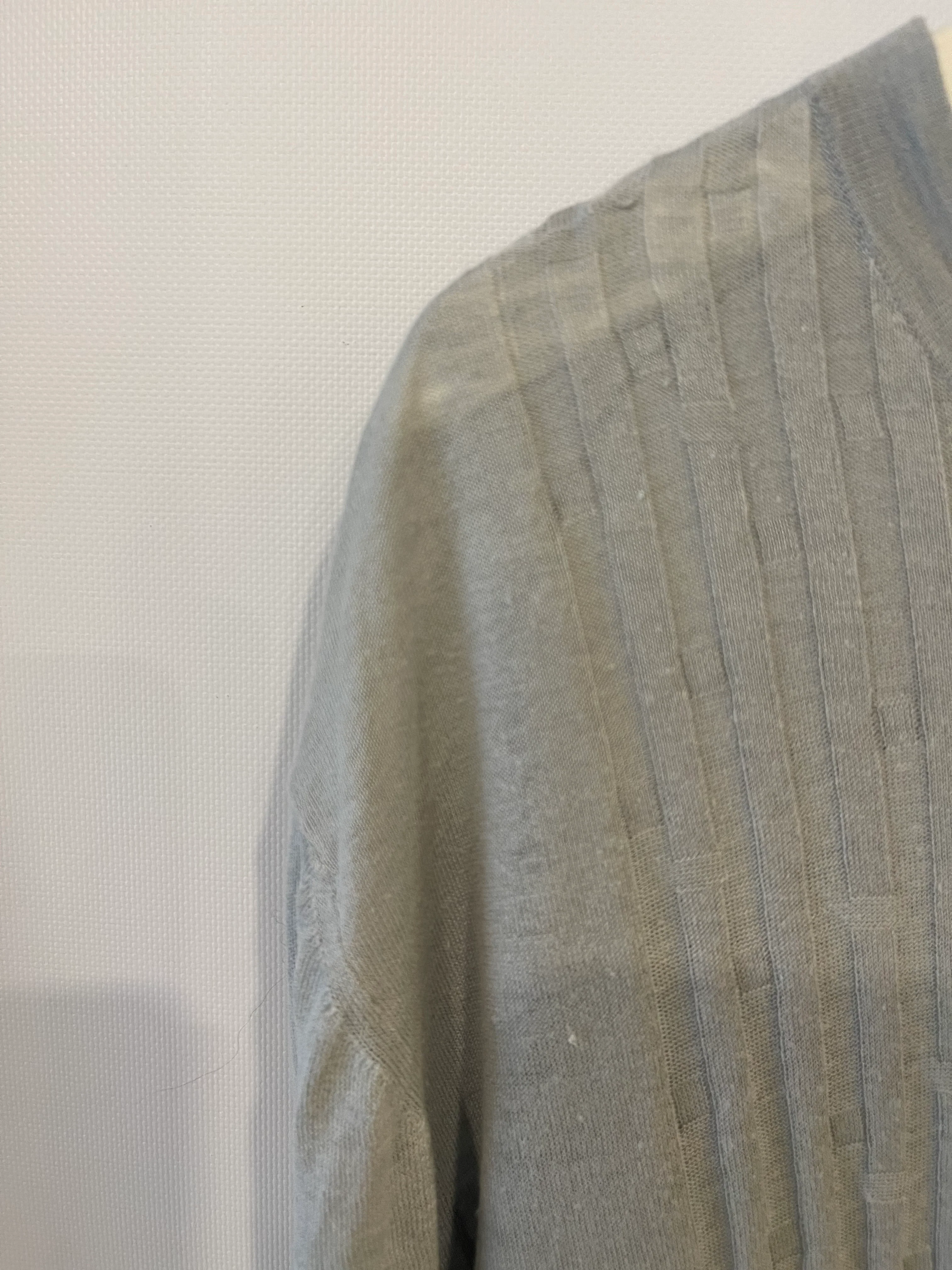Hermès Menswear Grey T-Shirt with H Striped Details Size S (UK 36) - Image 6
