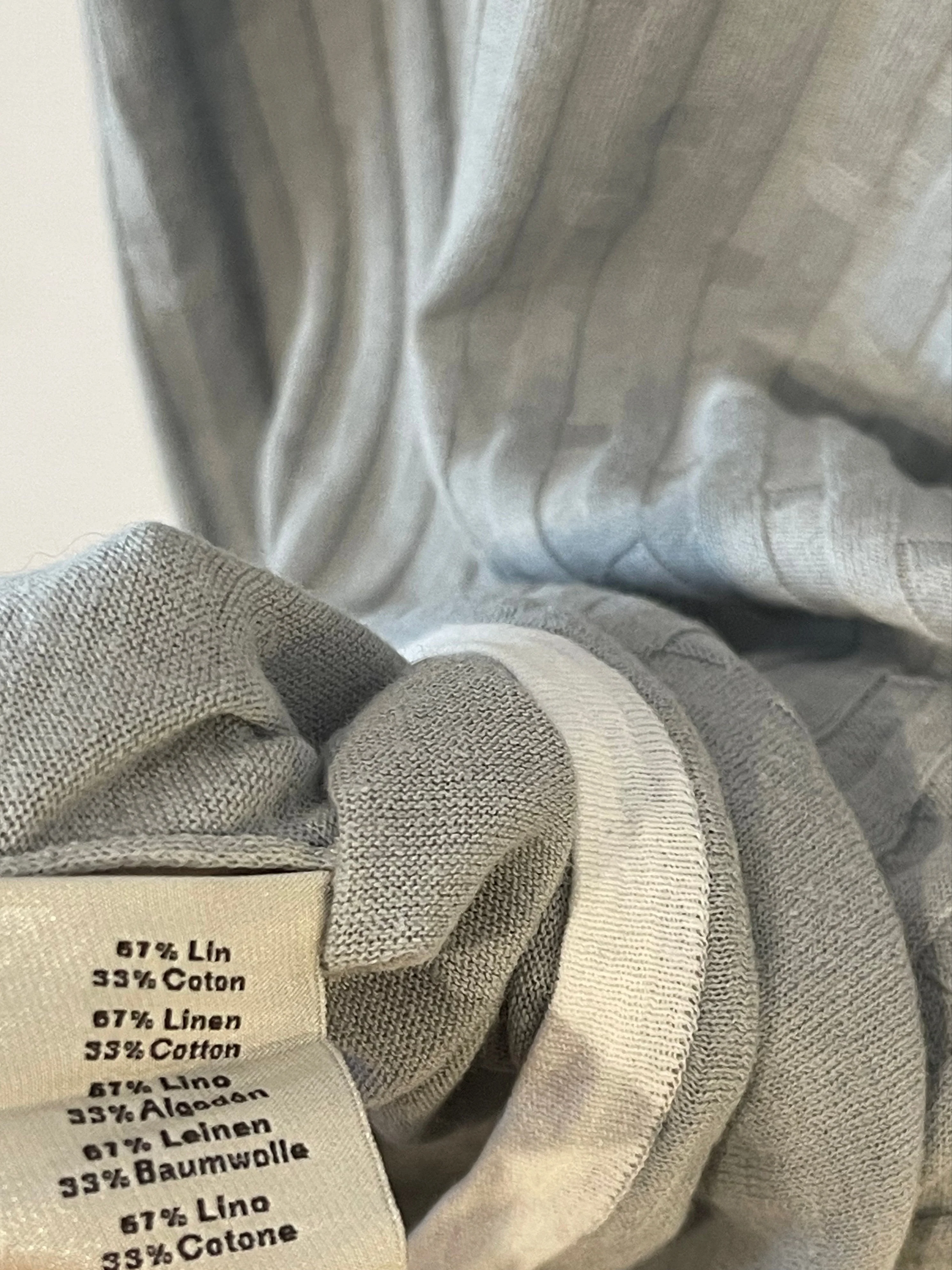 Hermès Menswear Grey T-Shirt with H Striped Details Size S (UK 36) - Image 8