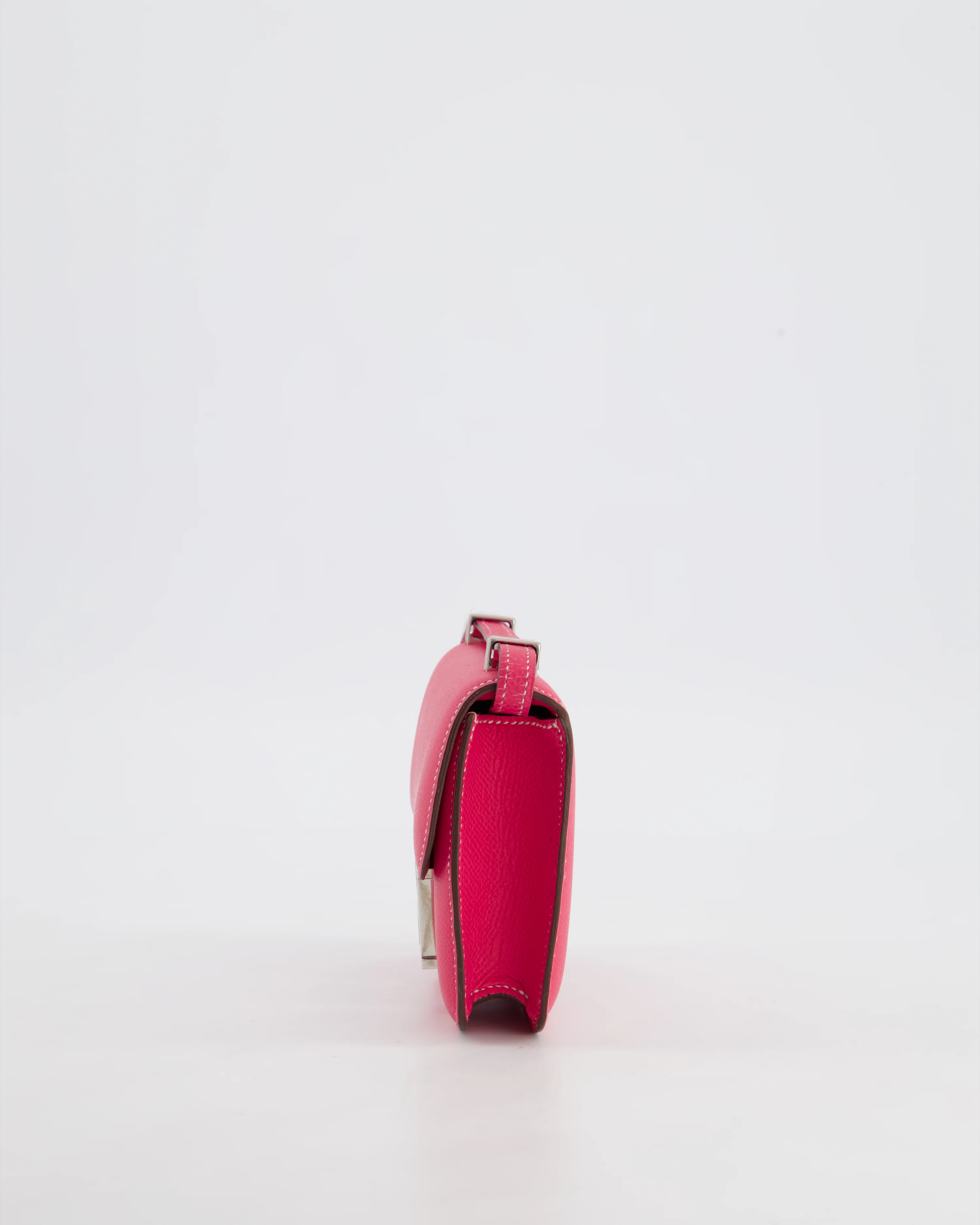 *RARE HOT* Hermès Constance II Micro Bag in Rose Tyrien Epsom Leather with Palladium Hardware - Image 19