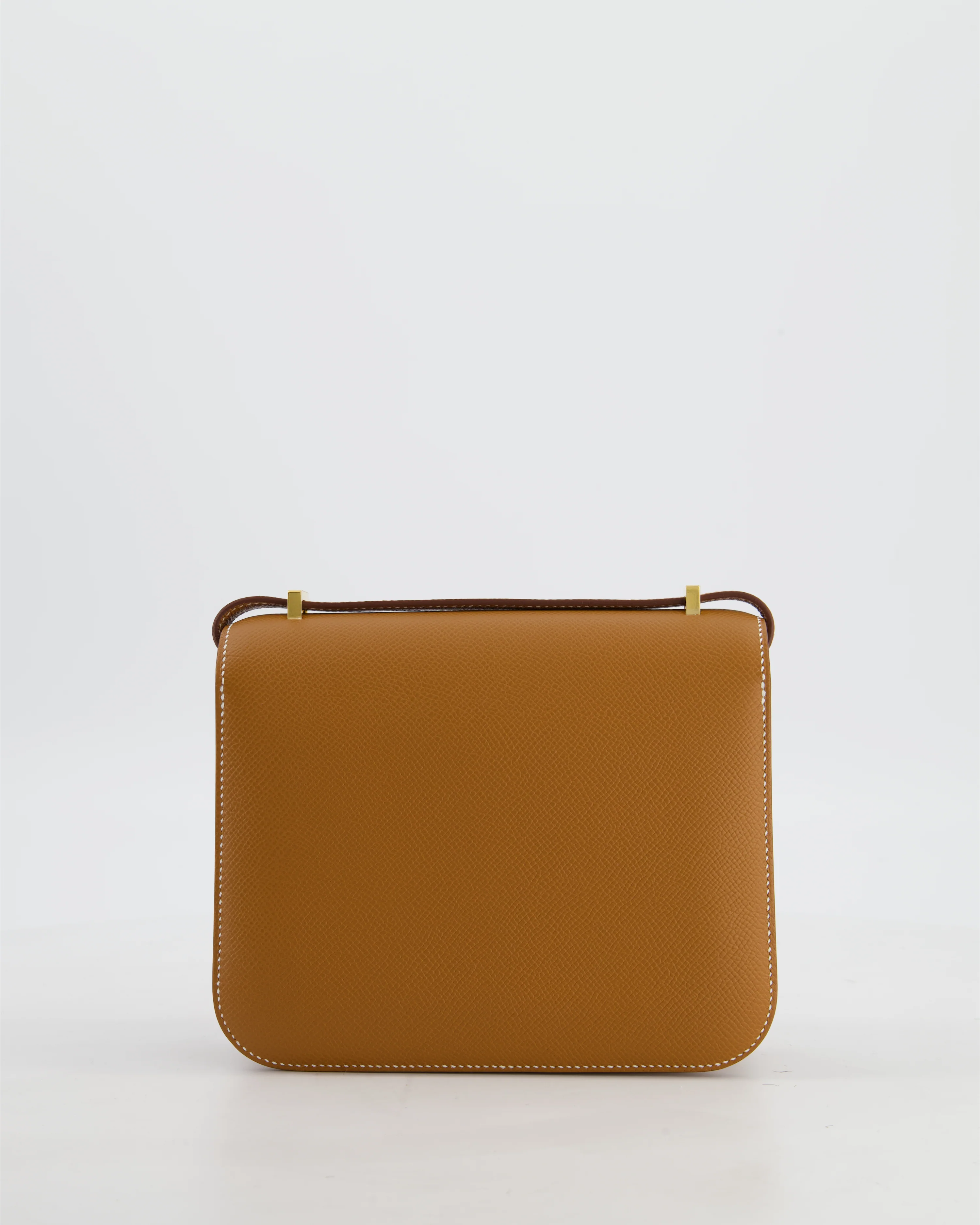 Hermès Mini Constance III Miroir 18 Bag in Gold Epsom Leather with Gold Hardware - Image 10