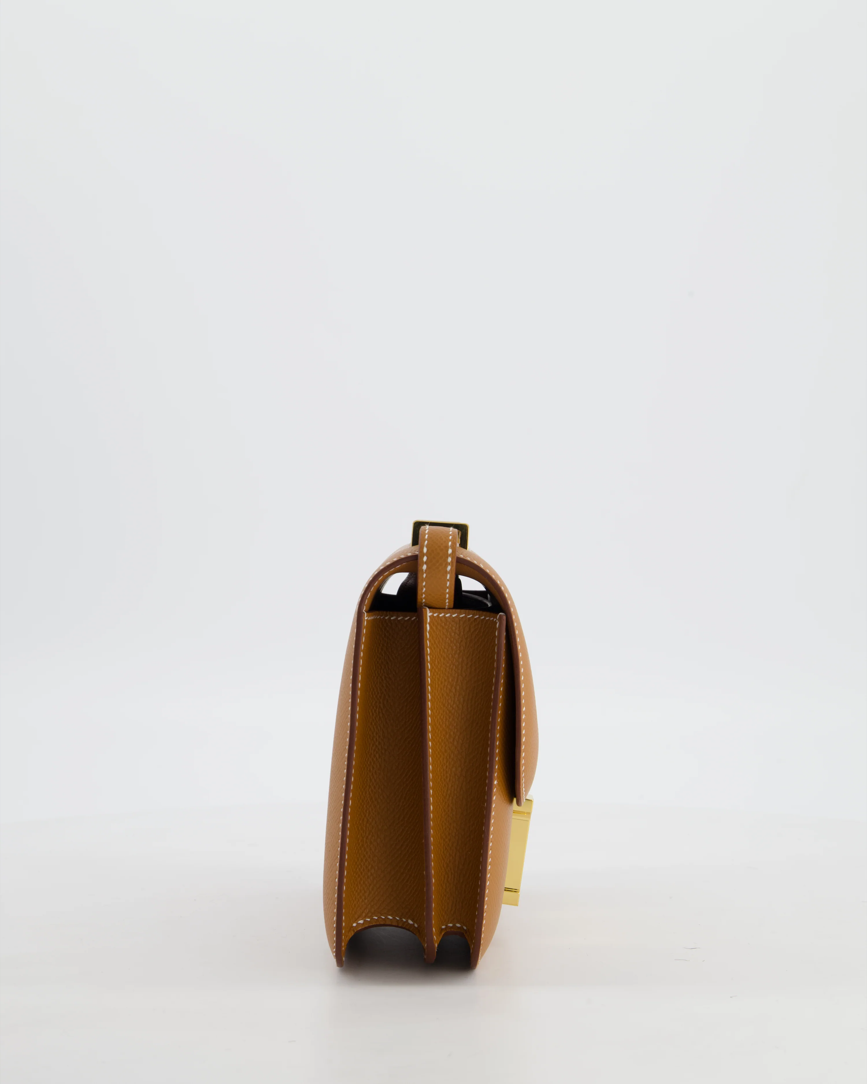 Hermès Mini Constance III Miroir 18 Bag in Gold Epsom Leather with Gold Hardware - Image 6