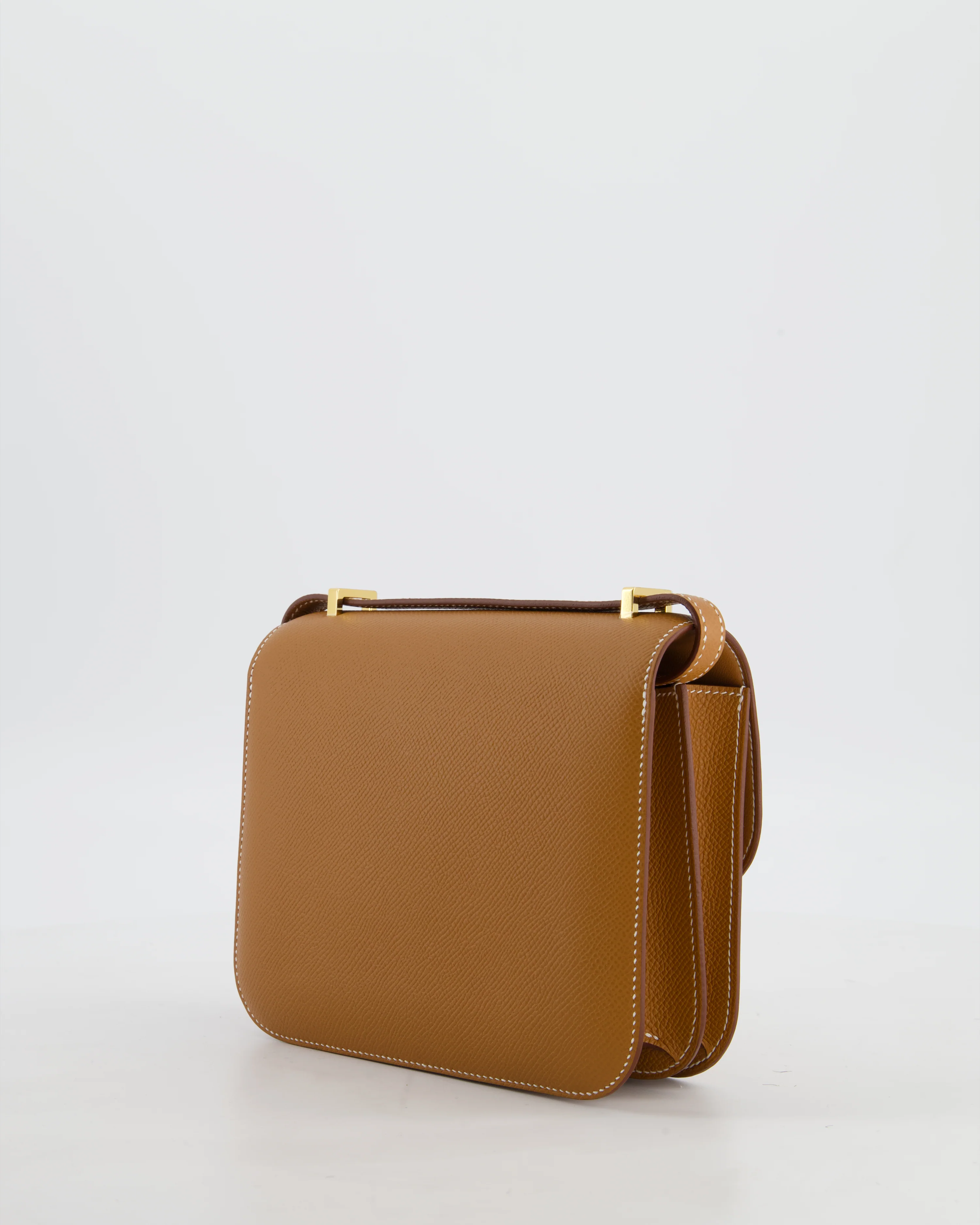 Hermès Mini Constance III Miroir 18 Bag in Gold Epsom Leather with Gold Hardware - Image 7