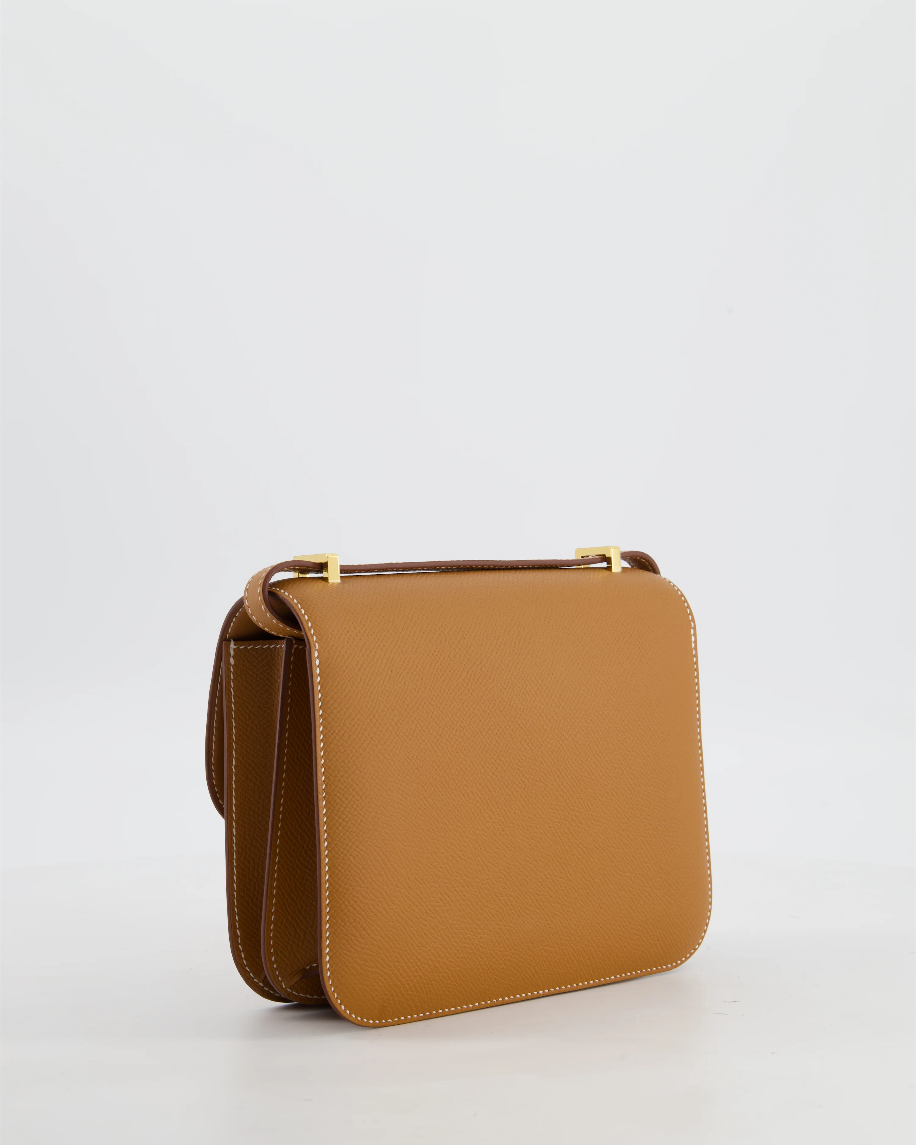 Hermès Mini Constance III Miroir 18 Bag in Gold Epsom Leather with Gold Hardware - Image 8