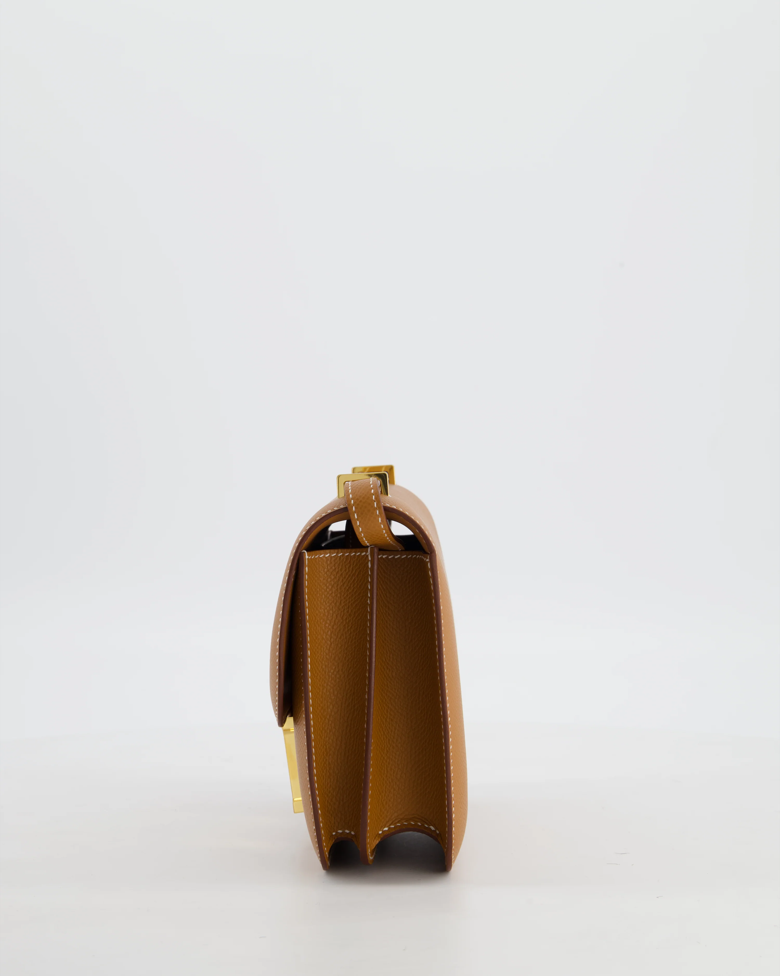 Hermès Mini Constance III Miroir 18 Bag in Gold Epsom Leather with Gold Hardware - Image 9