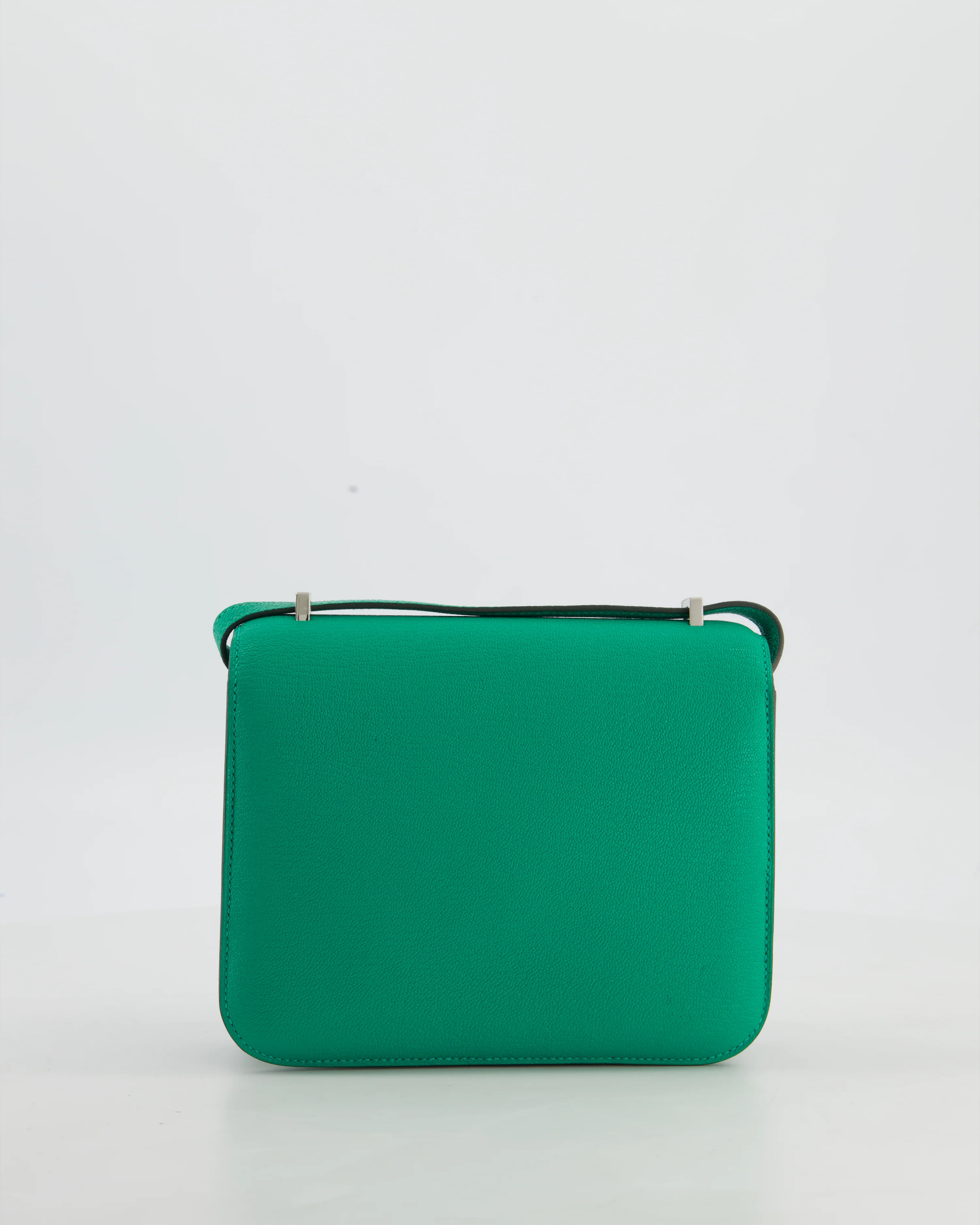 Hermès Mini Constance III Miroir 18 Bag in Menthe Chevre Mysore Leather with Palladium Hardware - Image 6