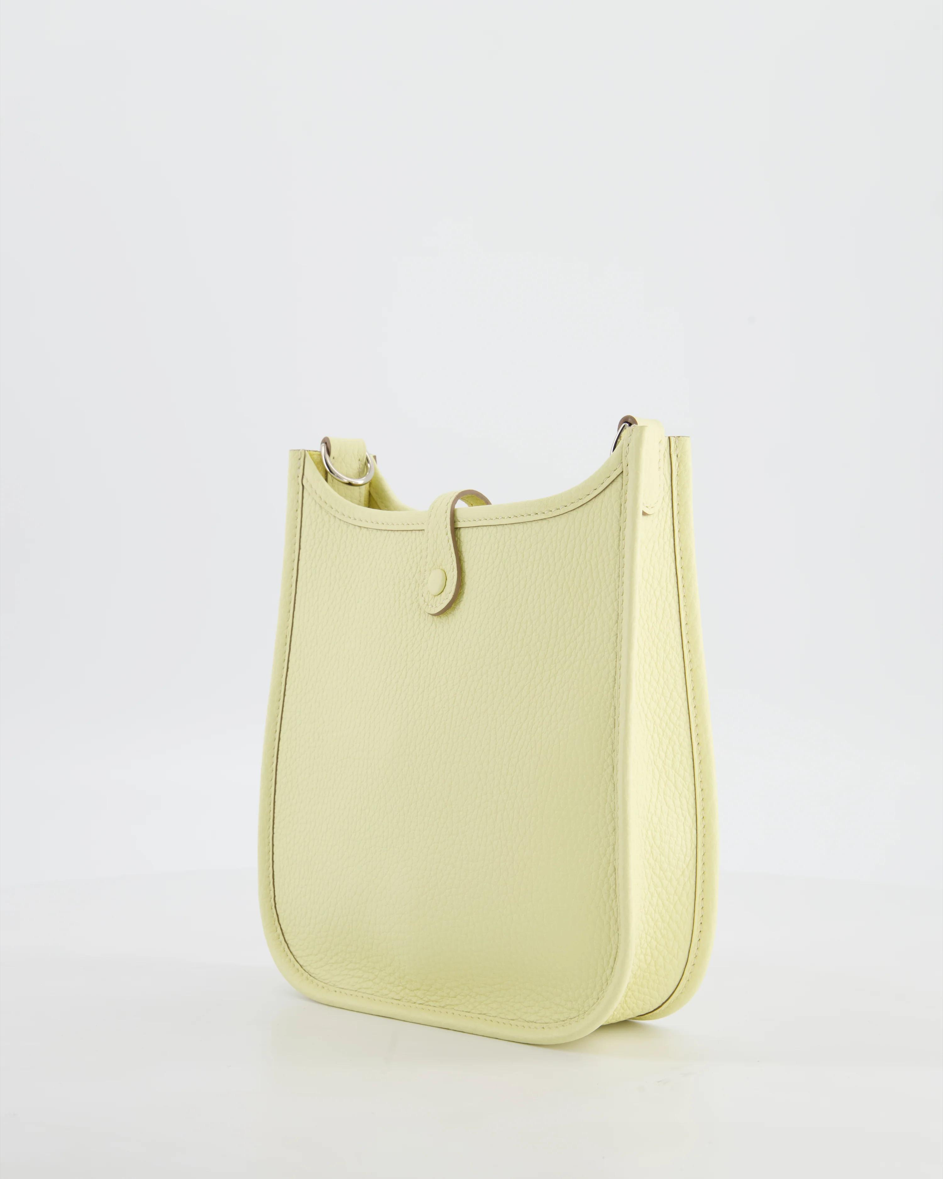 Hermès Mini Evelyne 16 Bag in Jaune Milton Taurillon Clemence Leather with Palladium Hardware - Image 5