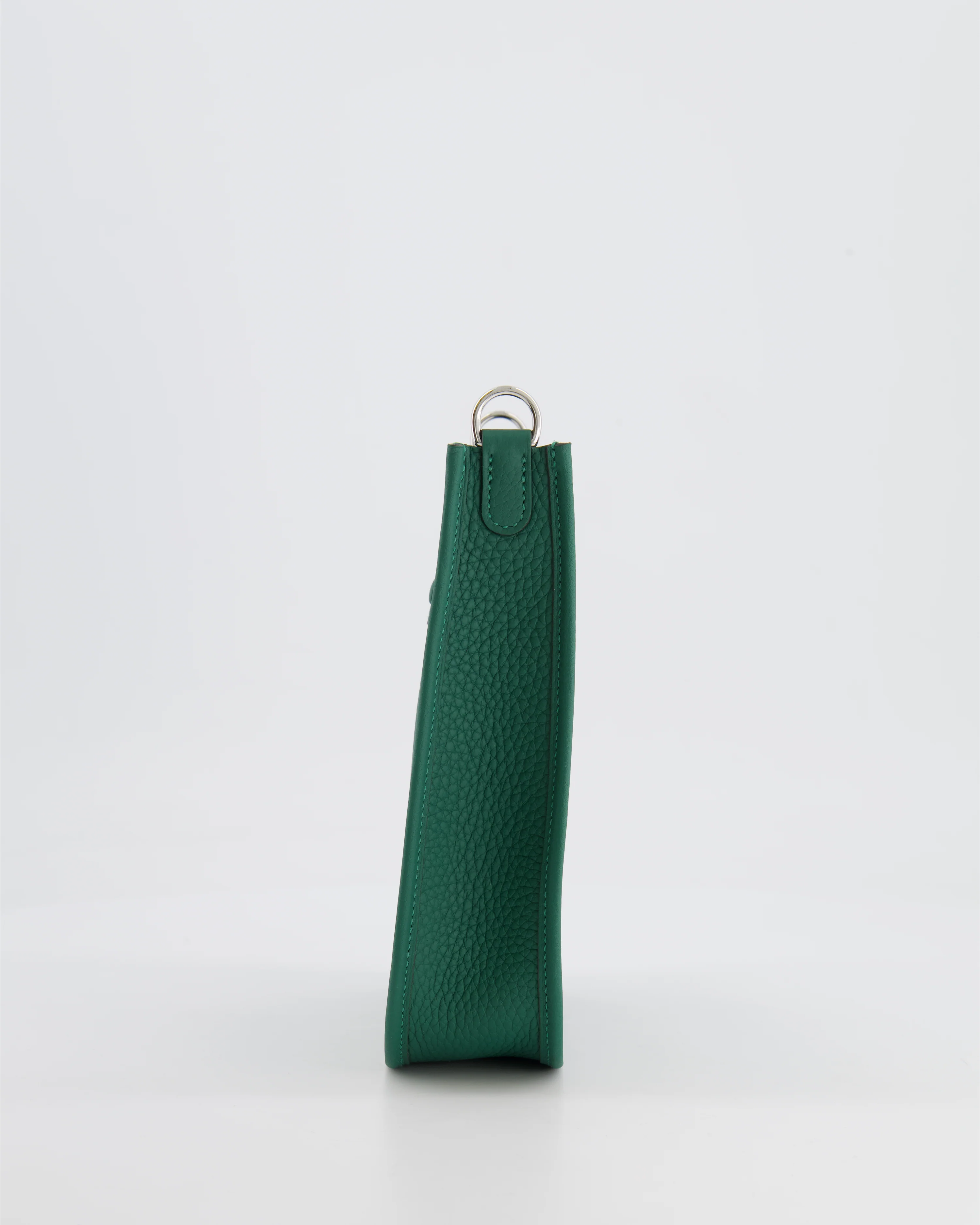 Hermès Mini Evelyne 16 Bag in Vert Moyen Clemence Leather with Palladium Hardware - Image 5