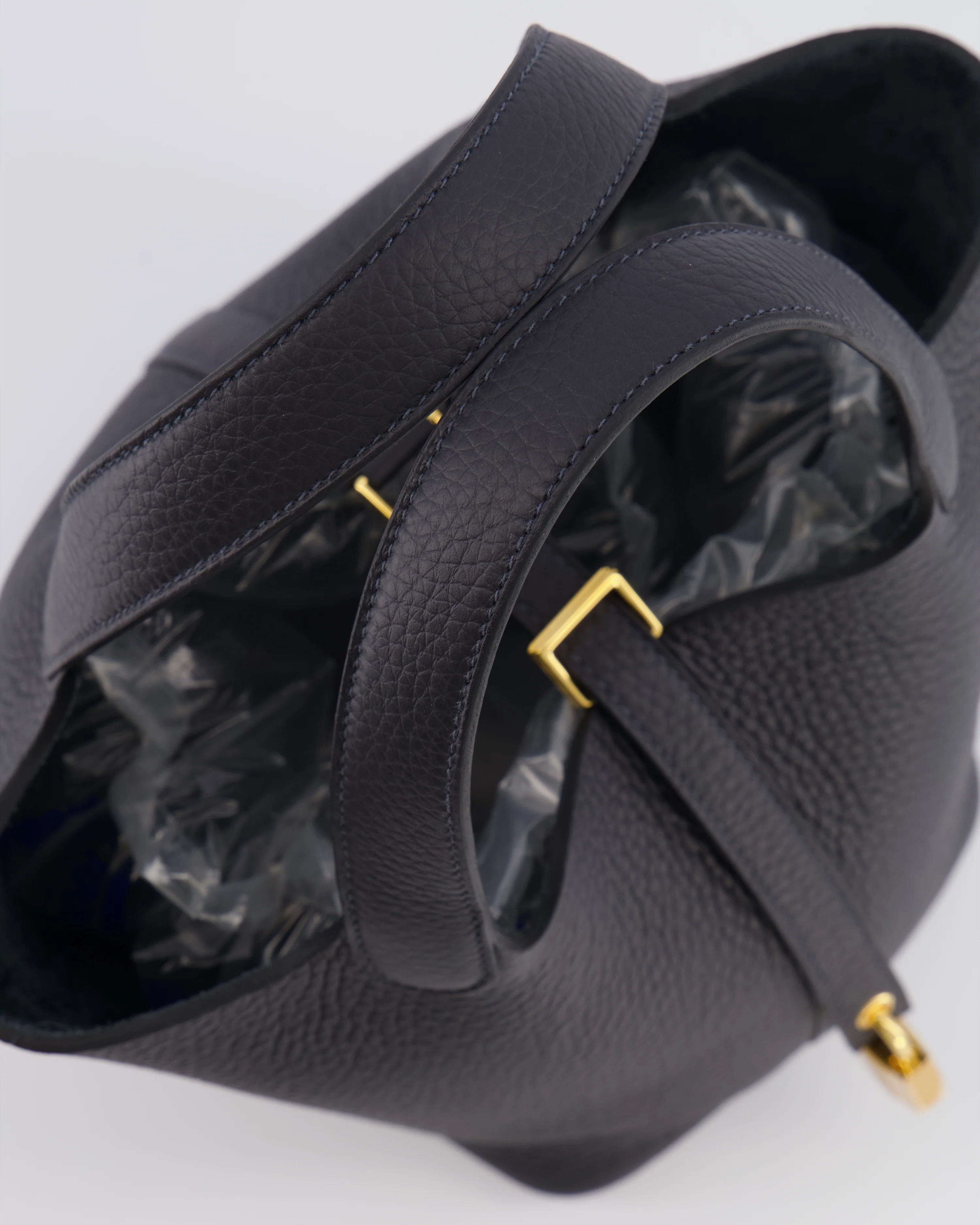 Hermès Picotin Lock 18 Bag in Caban Clemence Leather with Gold Hardware - Image 18