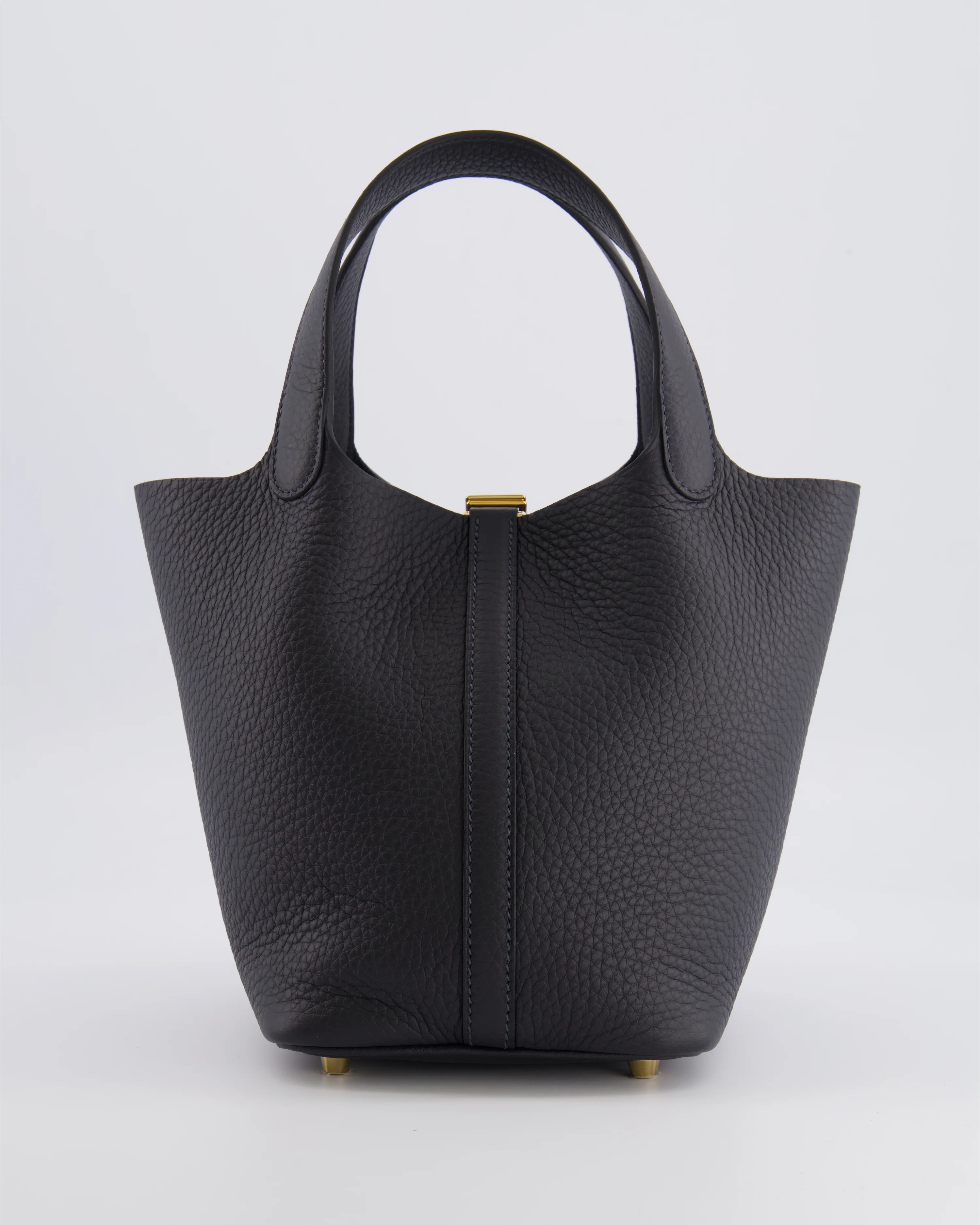 Hermès Picotin Lock 18 Bag in Caban Clemence Leather with Gold Hardware - Image 4