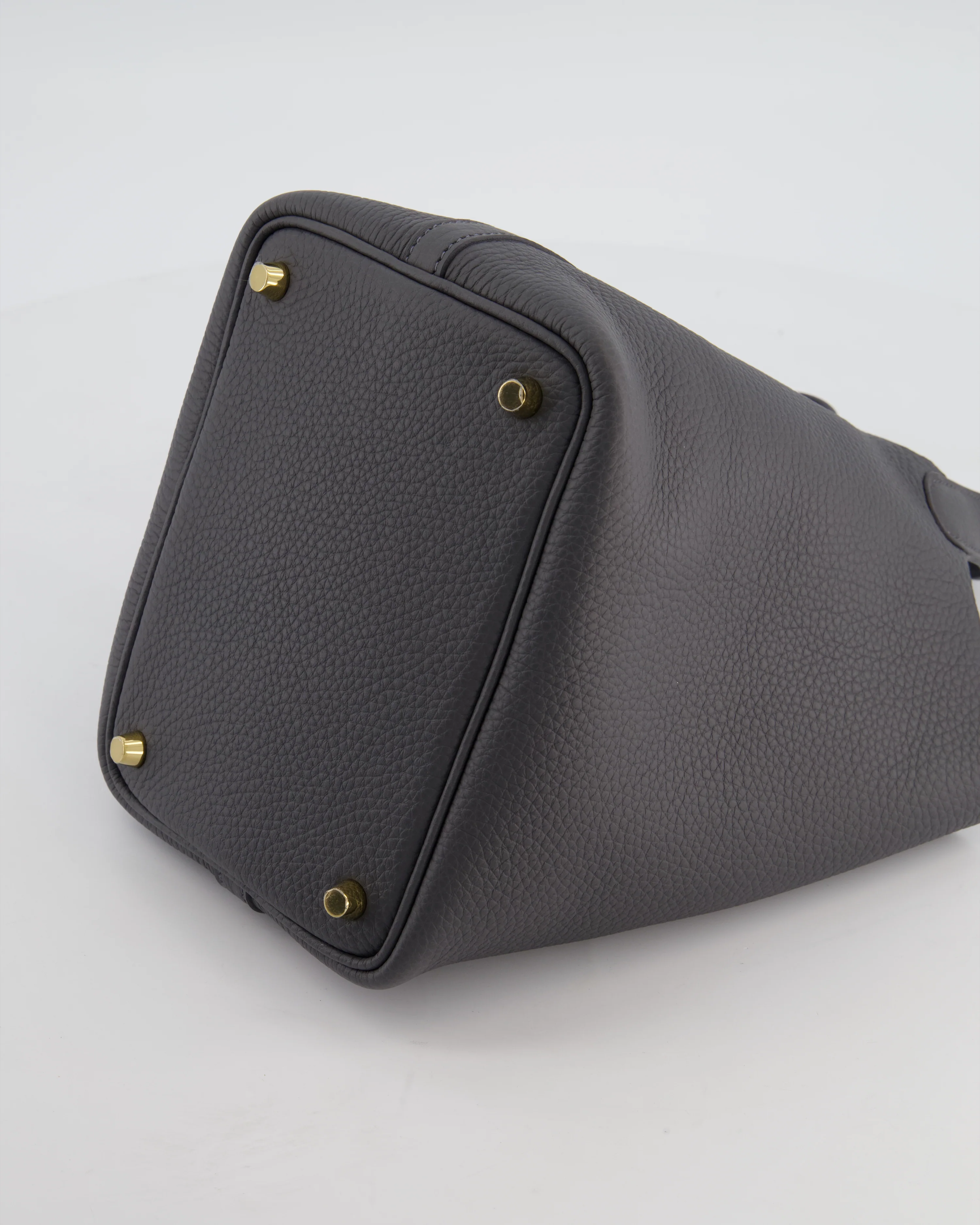 Hermès Picotin Lock 18 Bag in Ardoise Clemence Leather with Permabrass Hardware - Image 17
