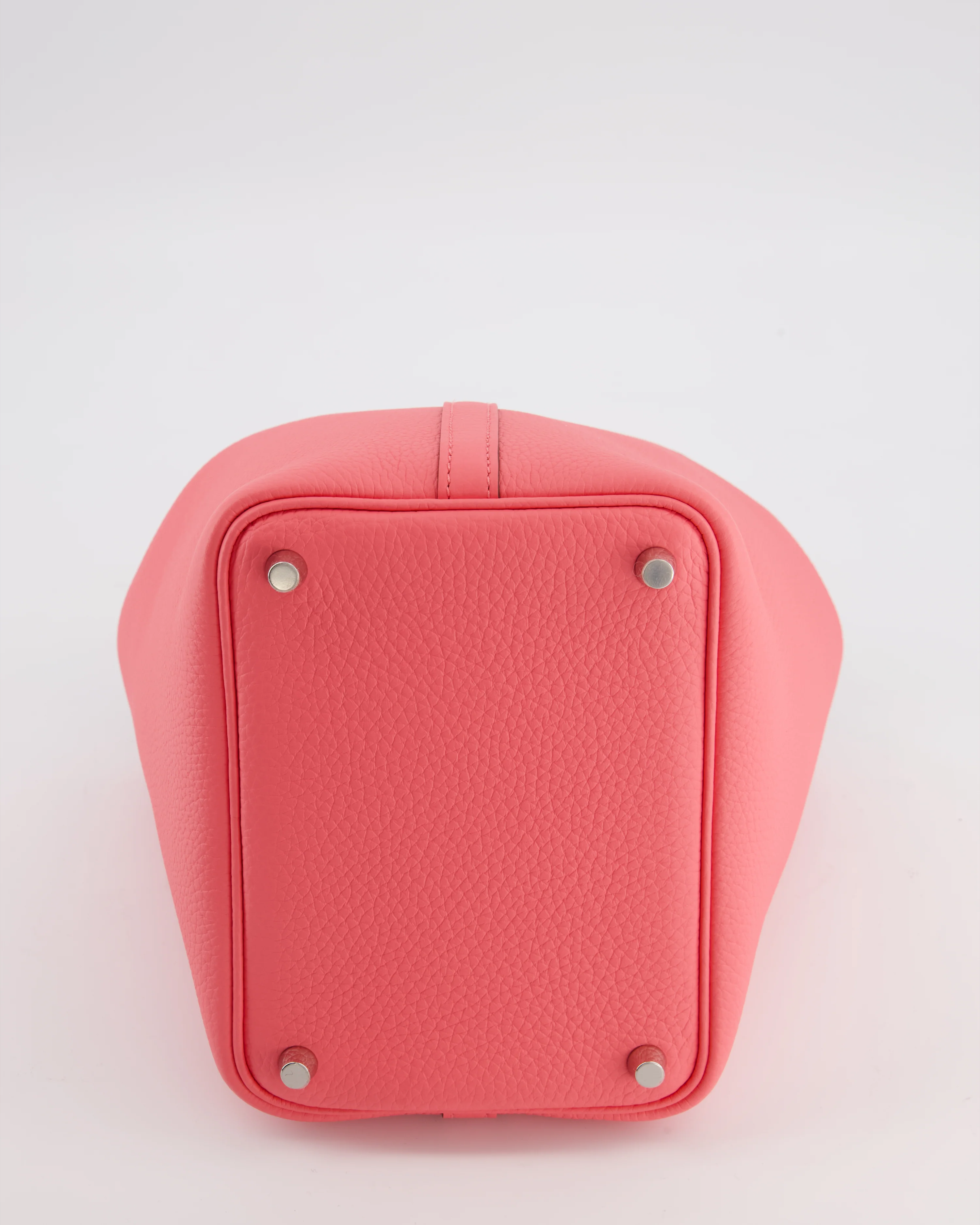 Hermès Picotin Lock 18 Bag in Rose Azalee Clemence Leather with Palladium Hardware - Image 17