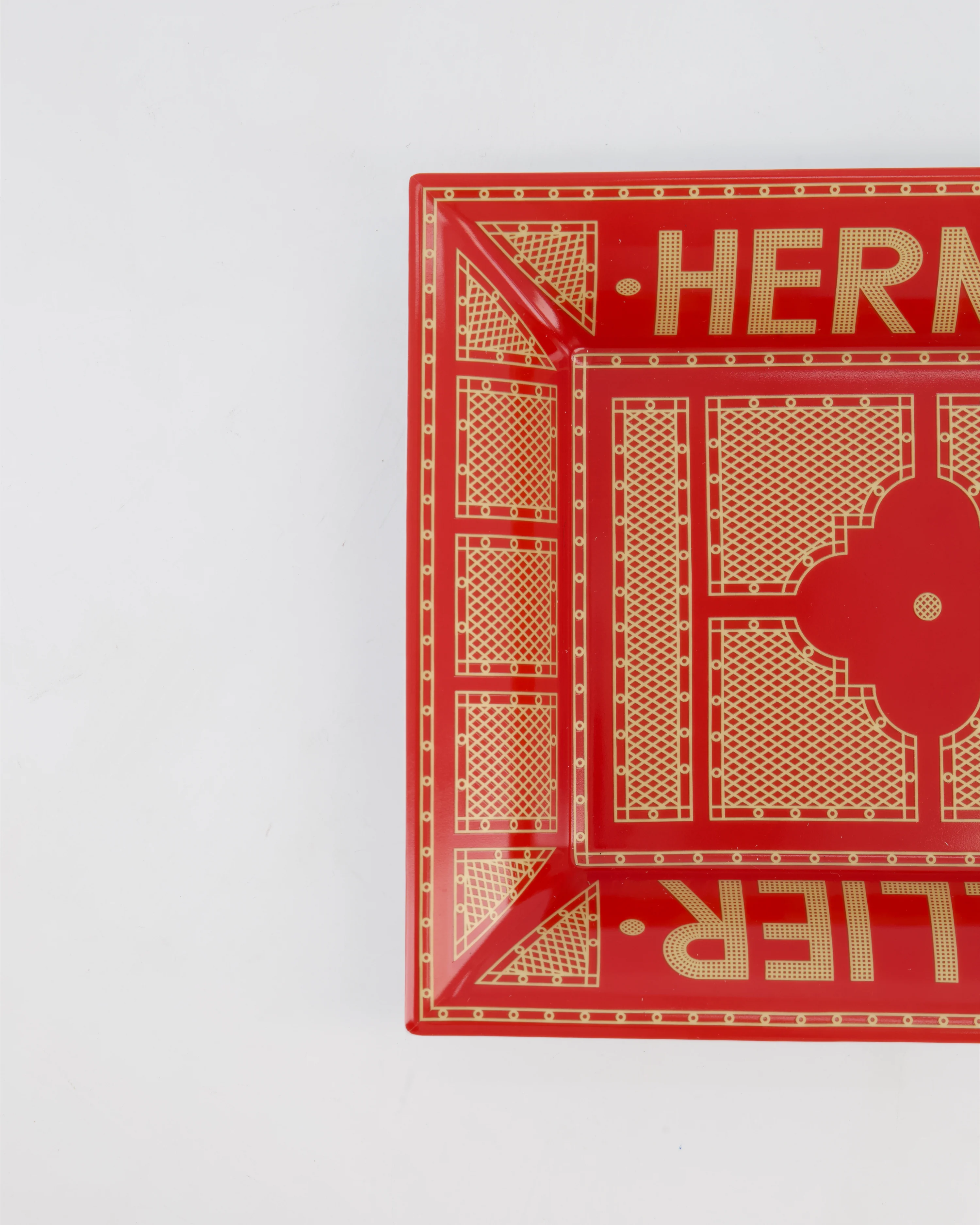 Hermès Rouge Sellier Porcelain Change Tray RRP 660£ - Image 6