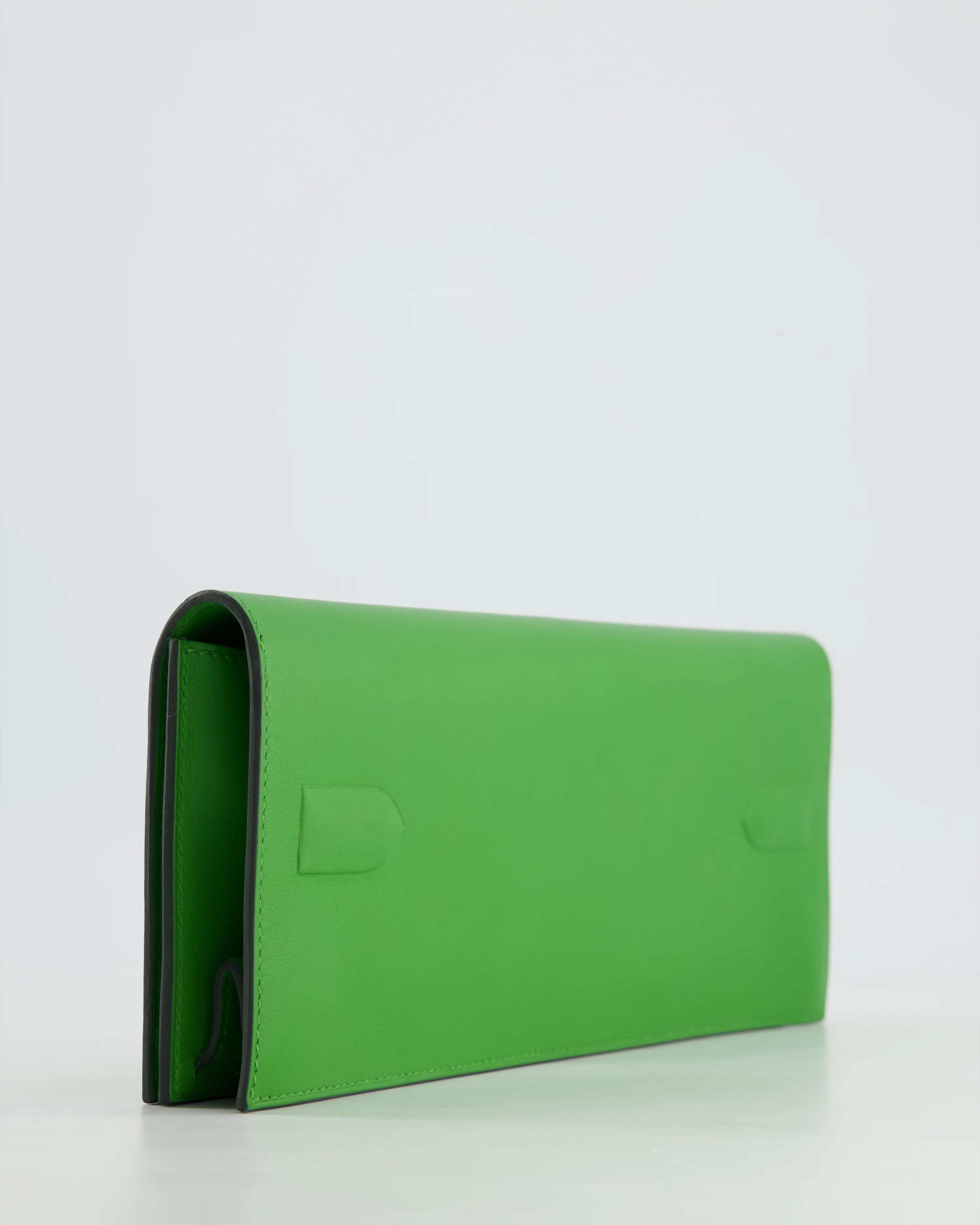 Hermès Birkin Cut Shadow Bag In Vert Yucca Swift Leather - Image 15