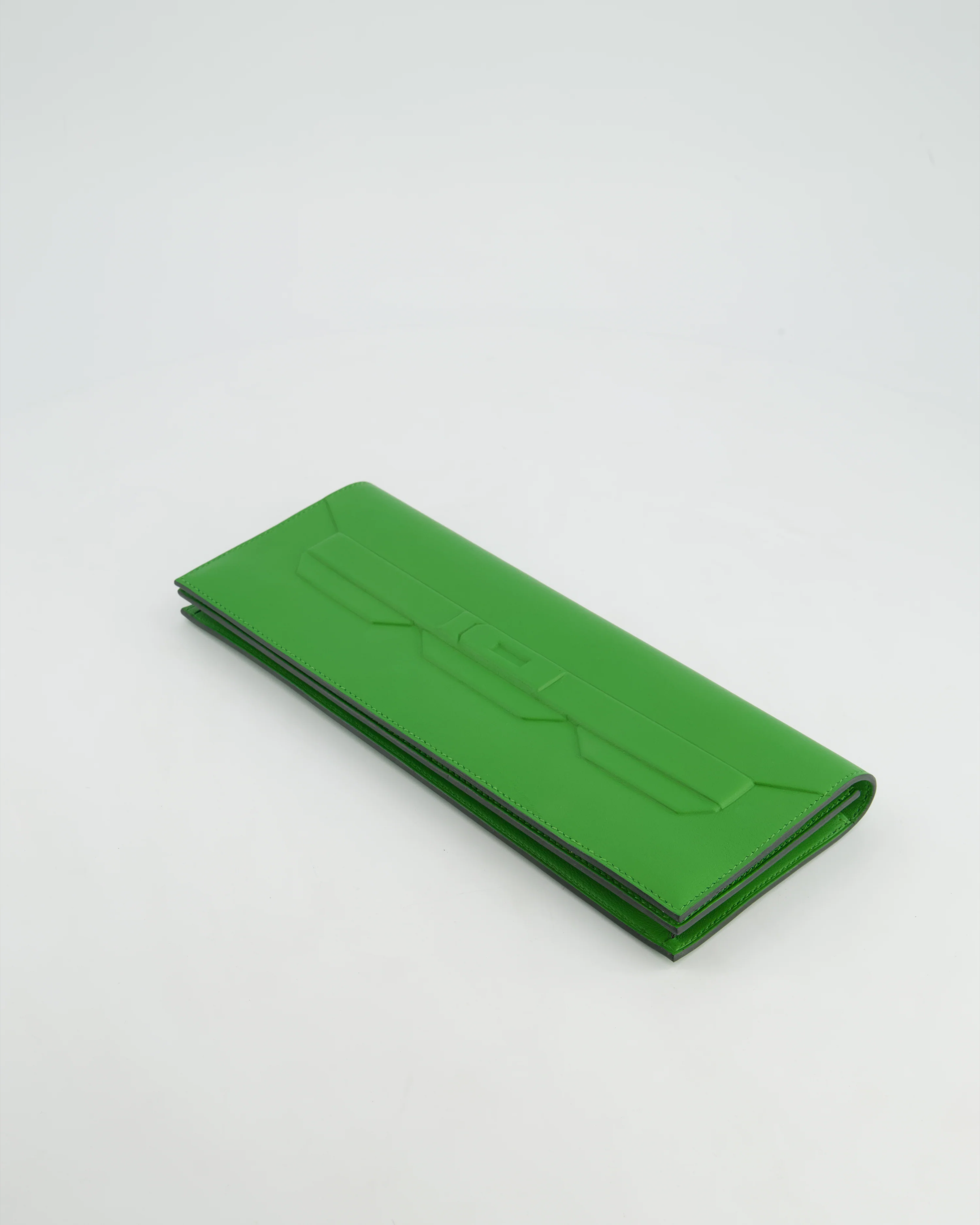 Hermès Birkin Cut Shadow Bag In Vert Yucca Swift Leather - Image 21