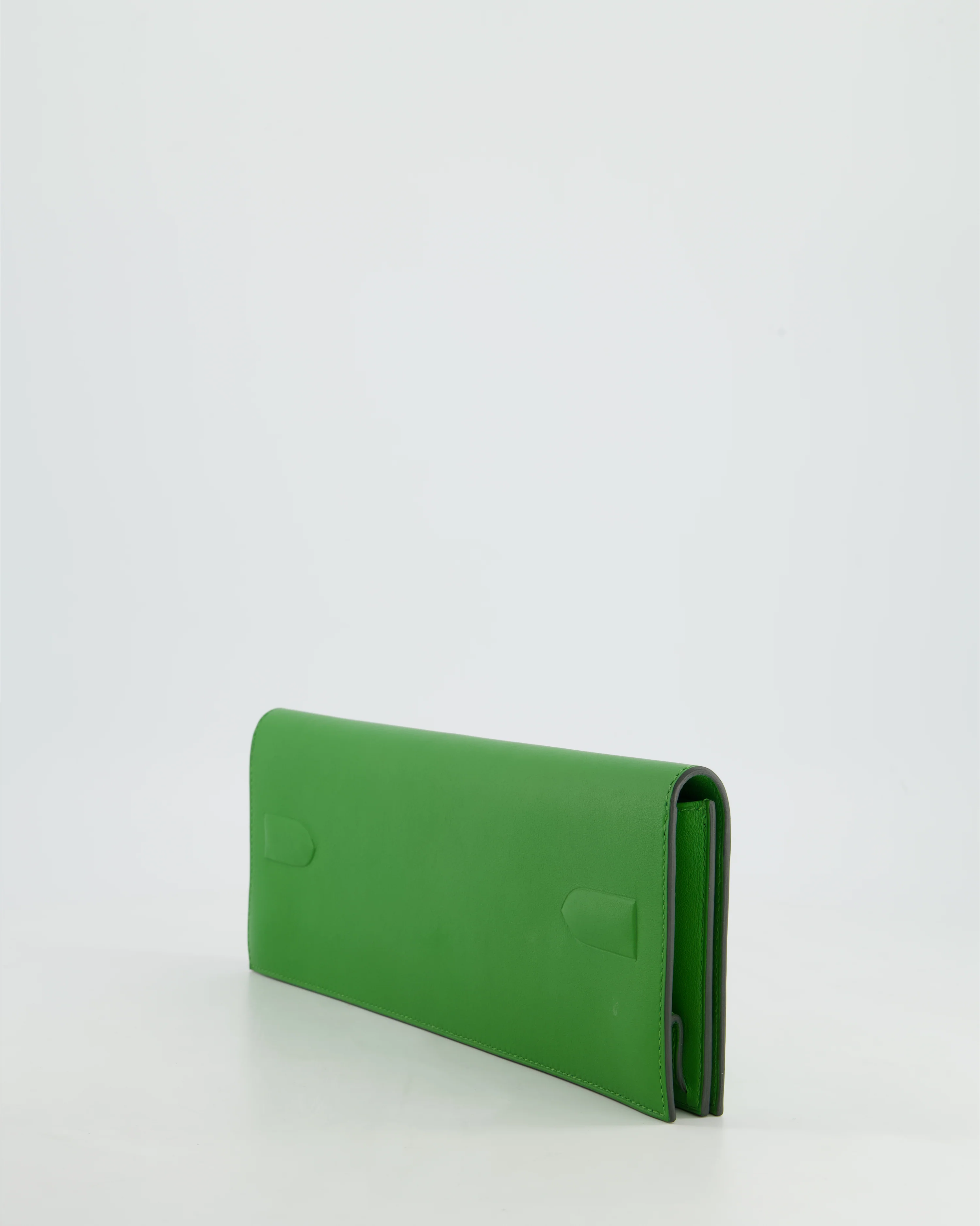 Hermès Birkin Cut Shadow Bag In Vert Yucca Swift Leather - Image 7