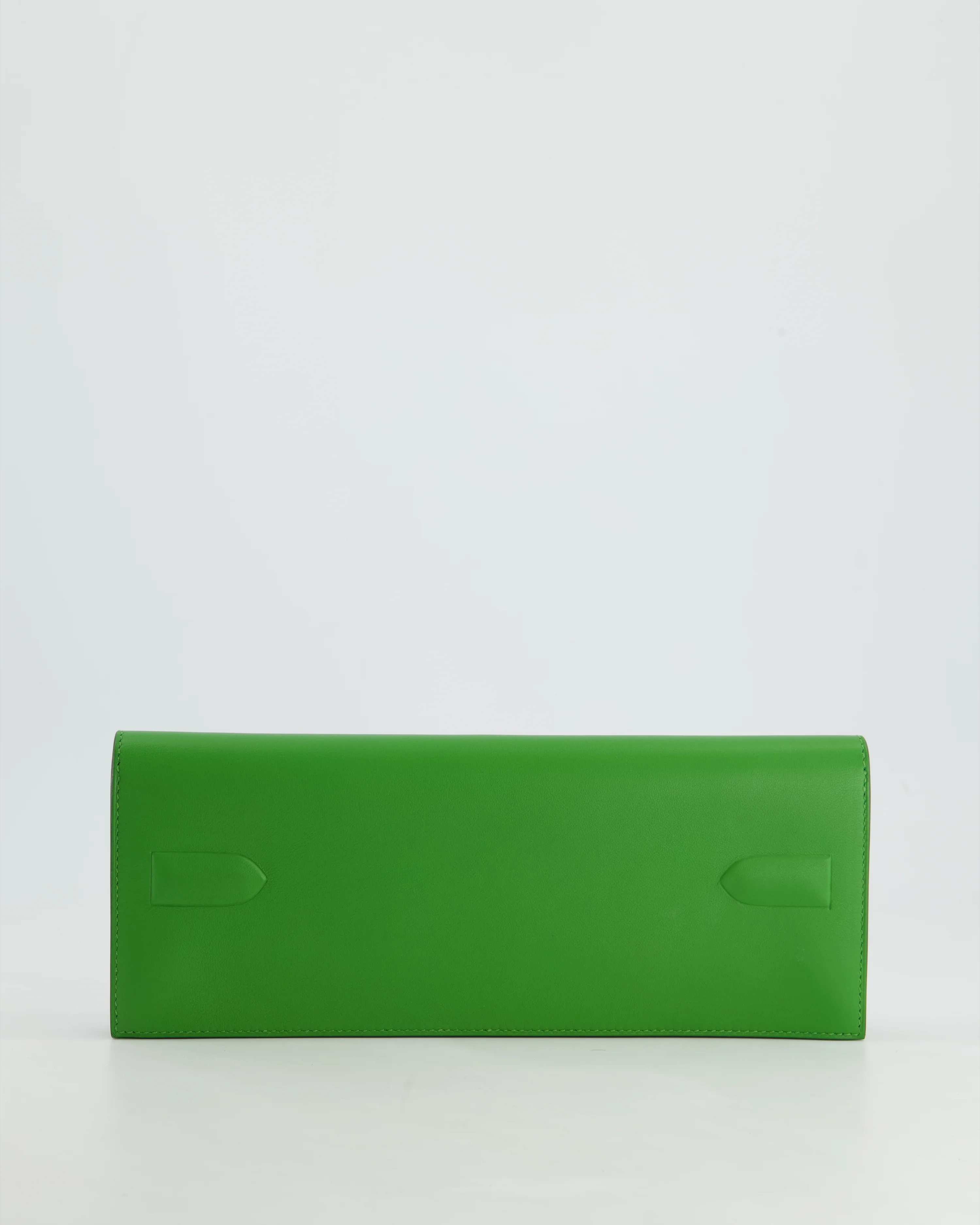 Hermès Birkin Cut Shadow Bag In Vert Yucca Swift Leather - Image 8