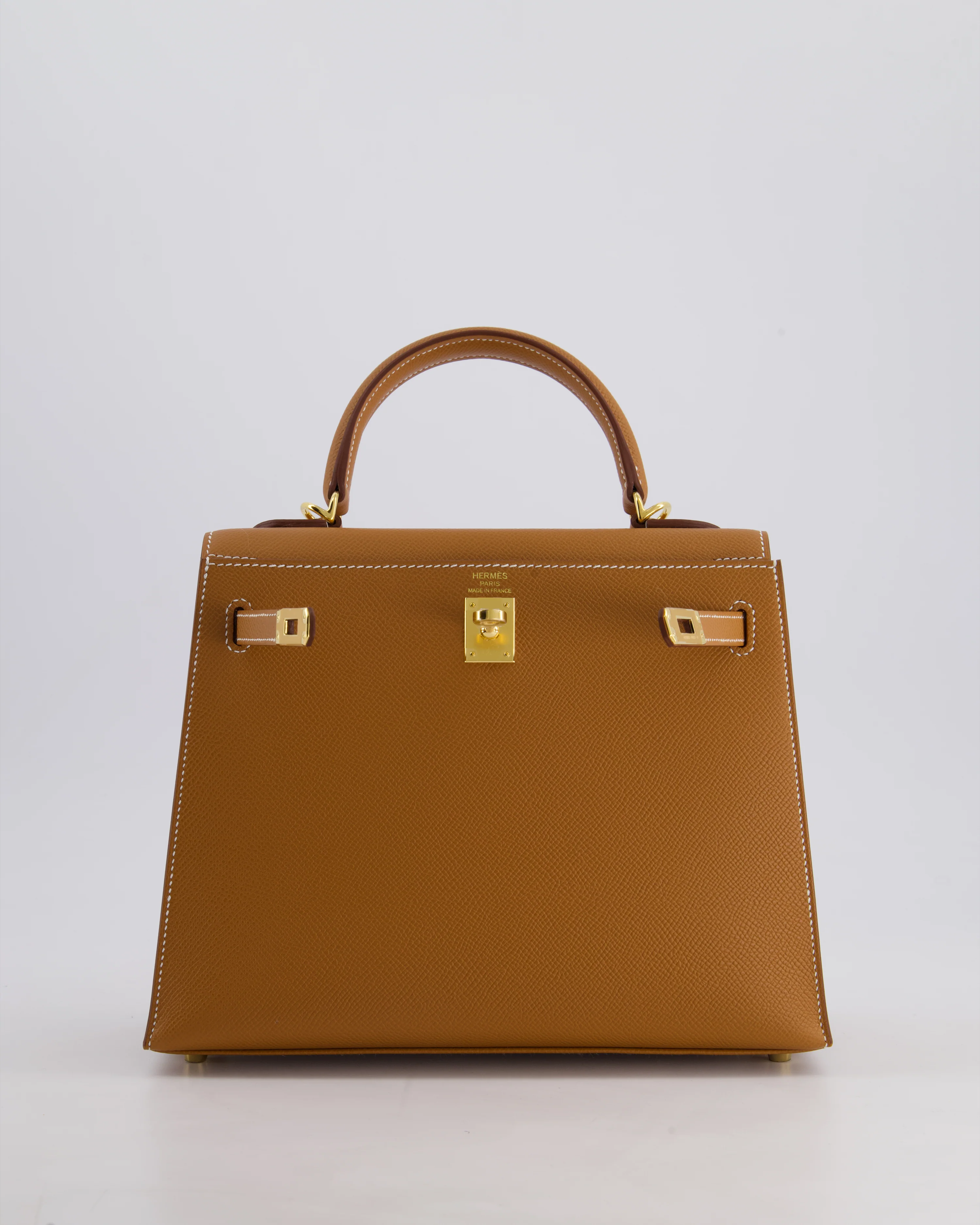*HOLY GRAIL* Hermès Kelly 25 Sellier Bag in Gold Epsom Leather with Gold Hardware - Image 23