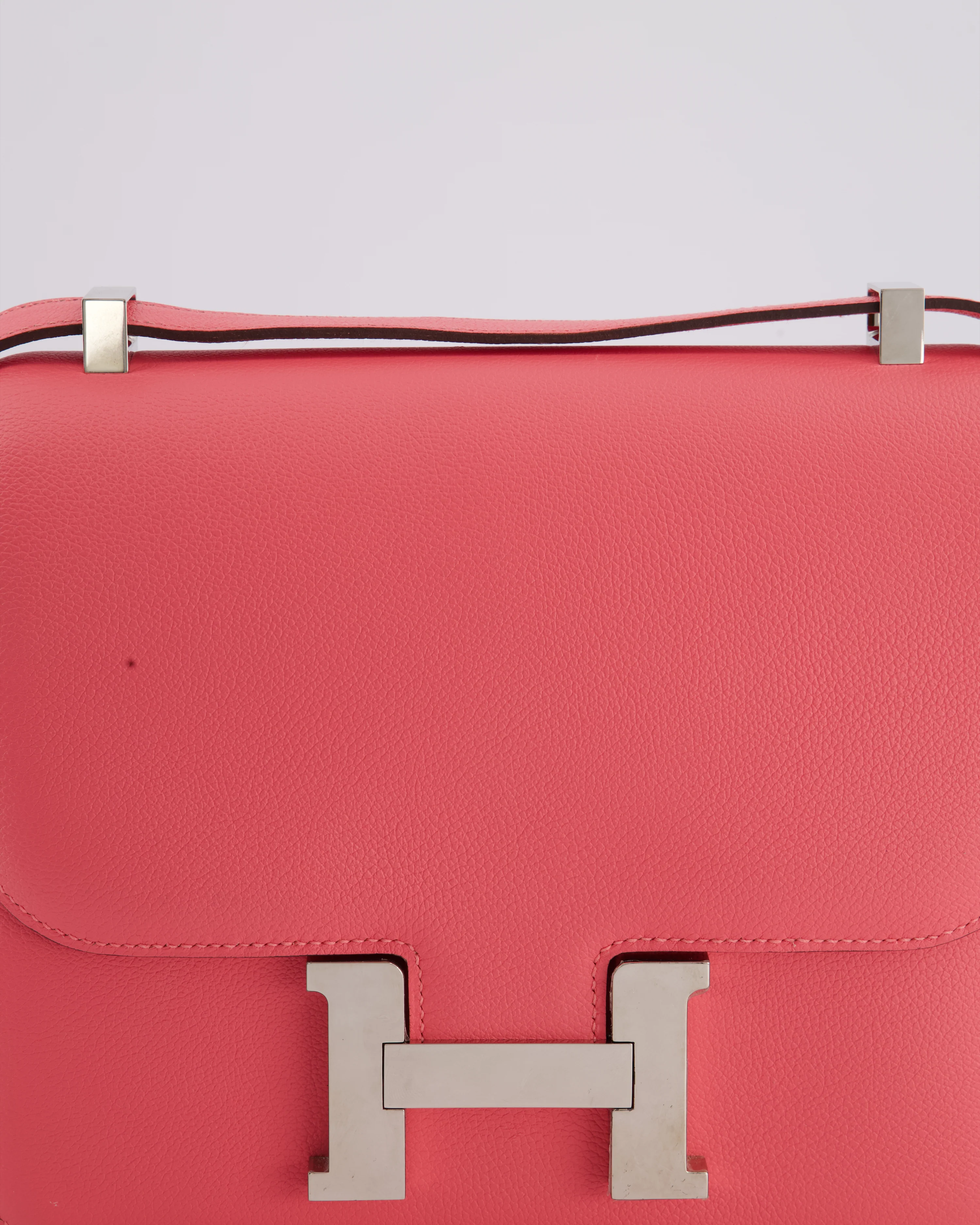*HOT* Hermès Constance III 24 Bag in Rose Azalee Evercolour Leather with Palladium Hardware - Image 14