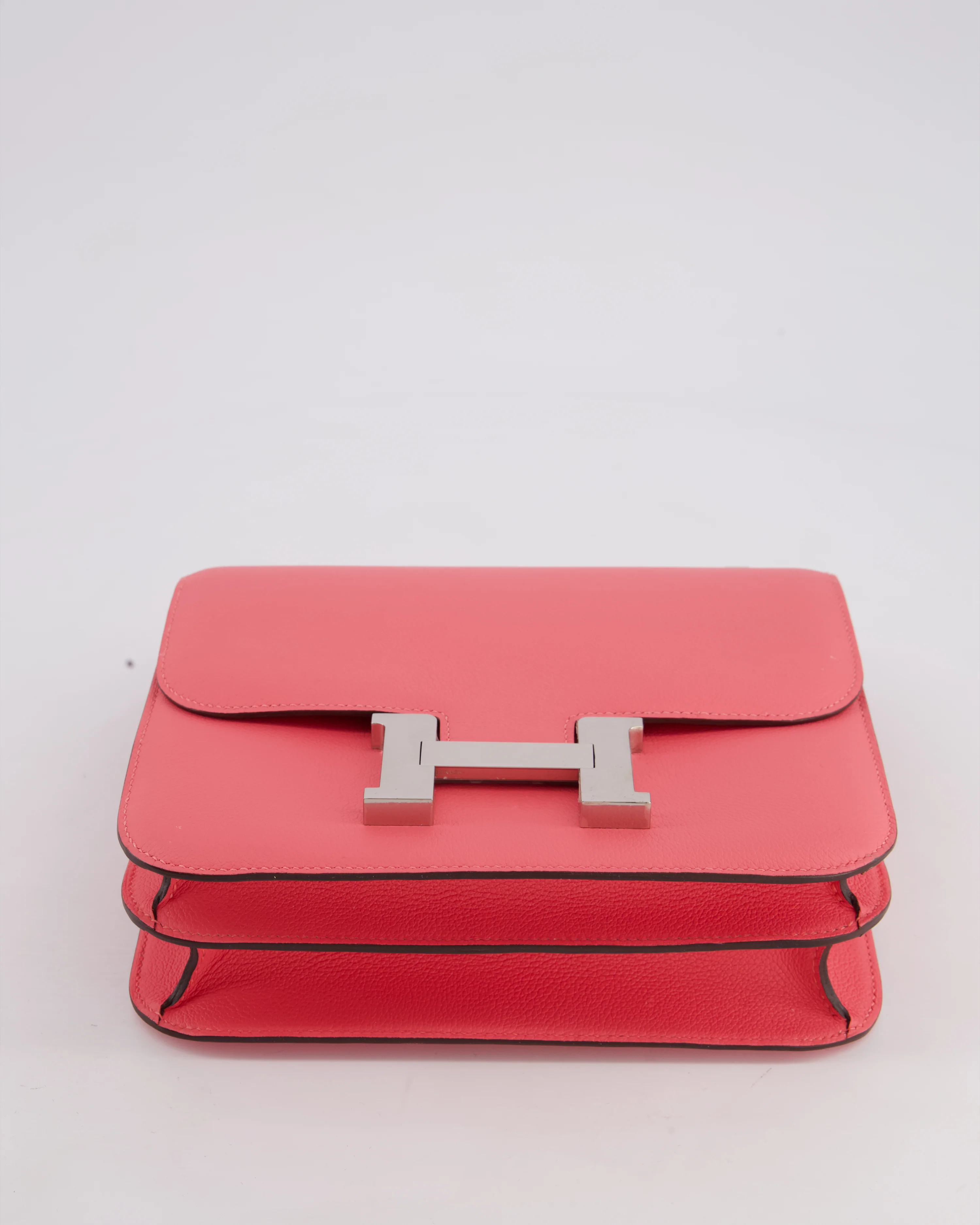 *HOT* Hermès Constance III 24 Bag in Rose Azalee Evercolour Leather with Palladium Hardware - Image 18