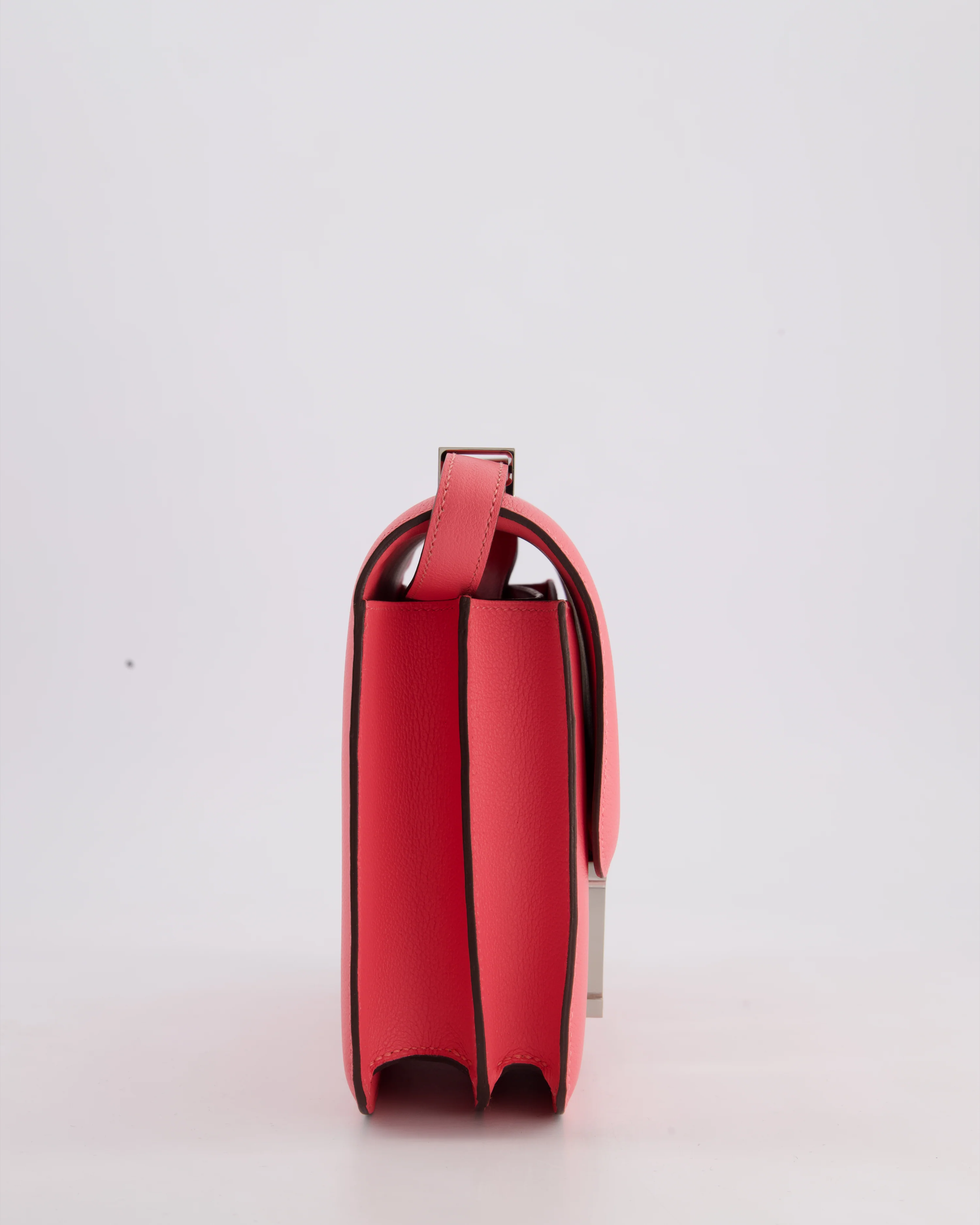 *HOT* Hermès Constance III 24 Bag in Rose Azalee Evercolour Leather with Palladium Hardware - Image 4