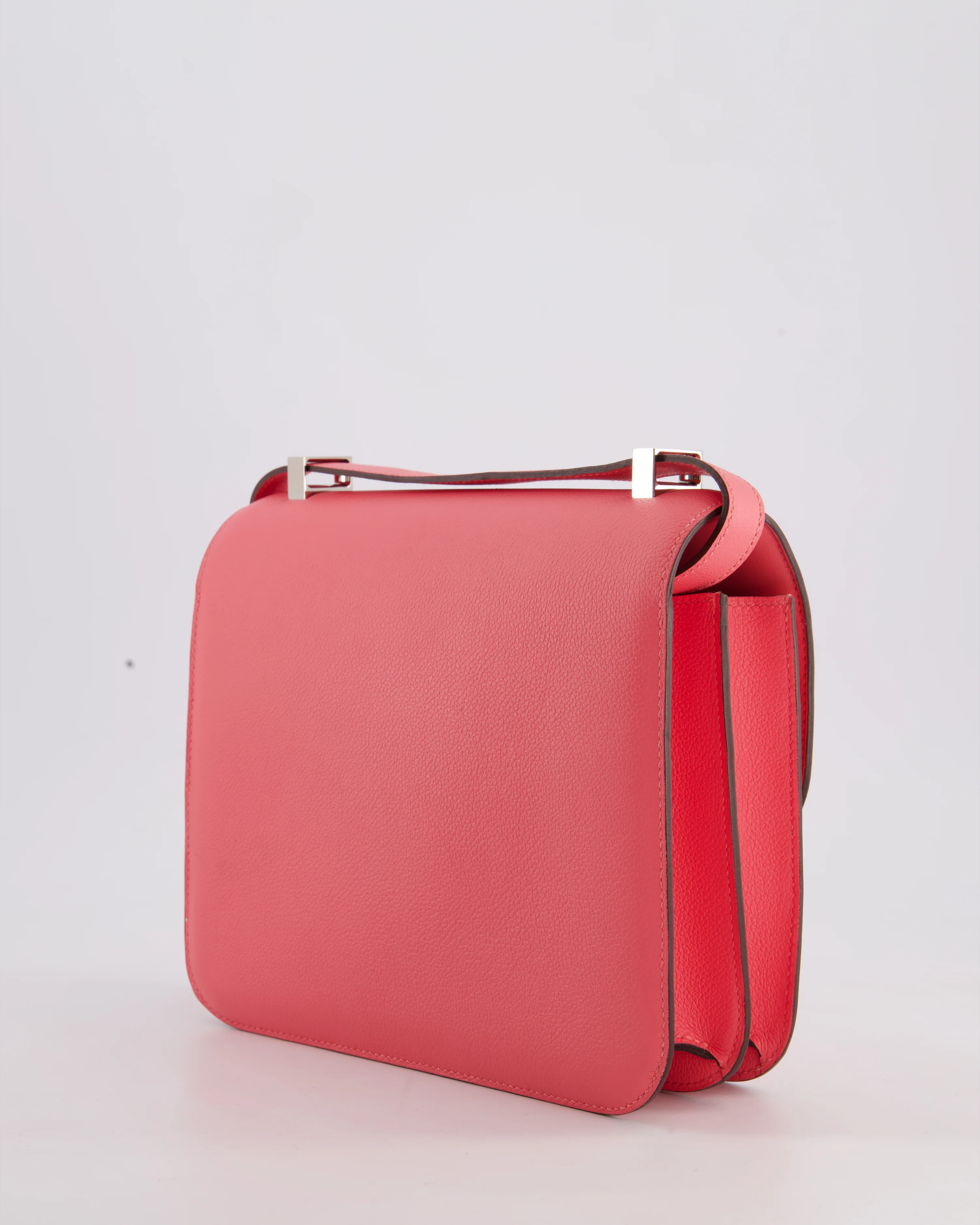 *HOT* Hermès Constance III 24 Bag in Rose Azalee Evercolour Leather with Palladium Hardware - Image 5