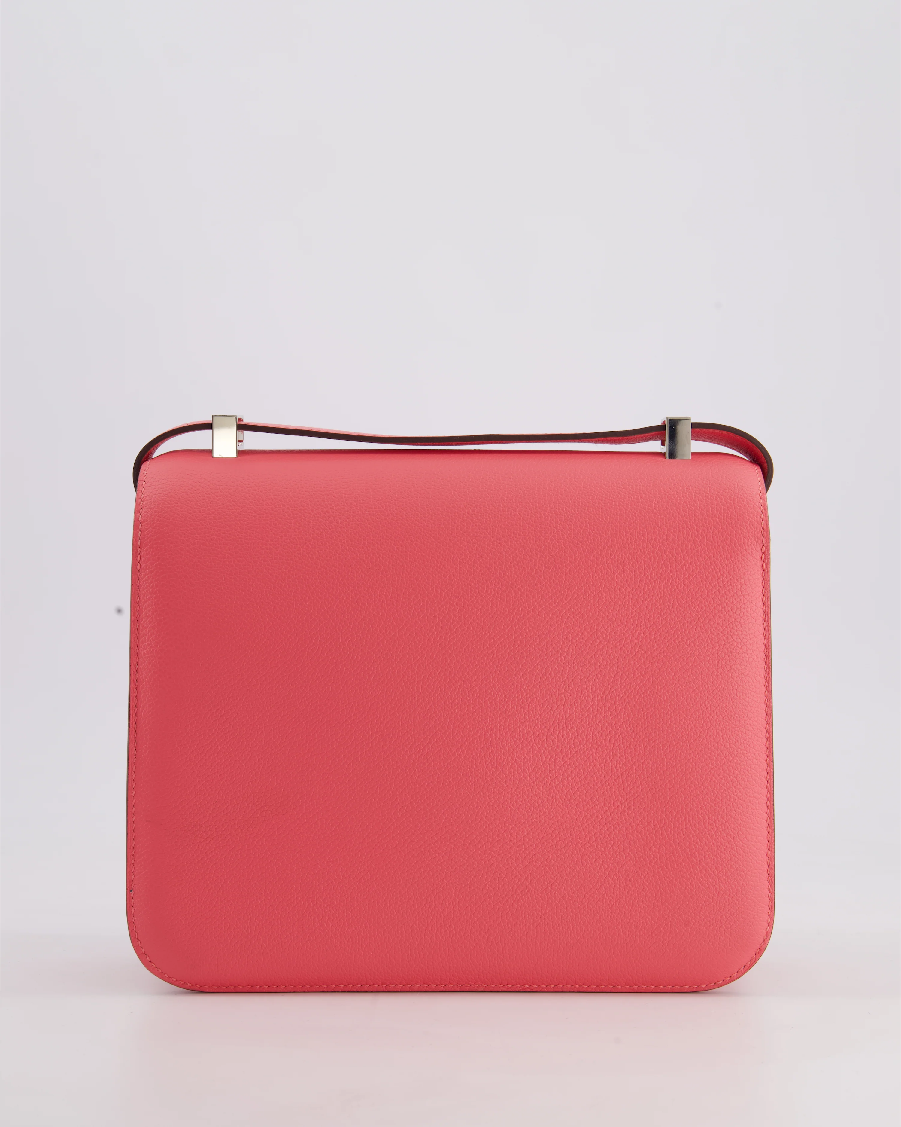 *HOT* Hermès Constance III 24 Bag in Rose Azalee Evercolour Leather with Palladium Hardware - Image 6