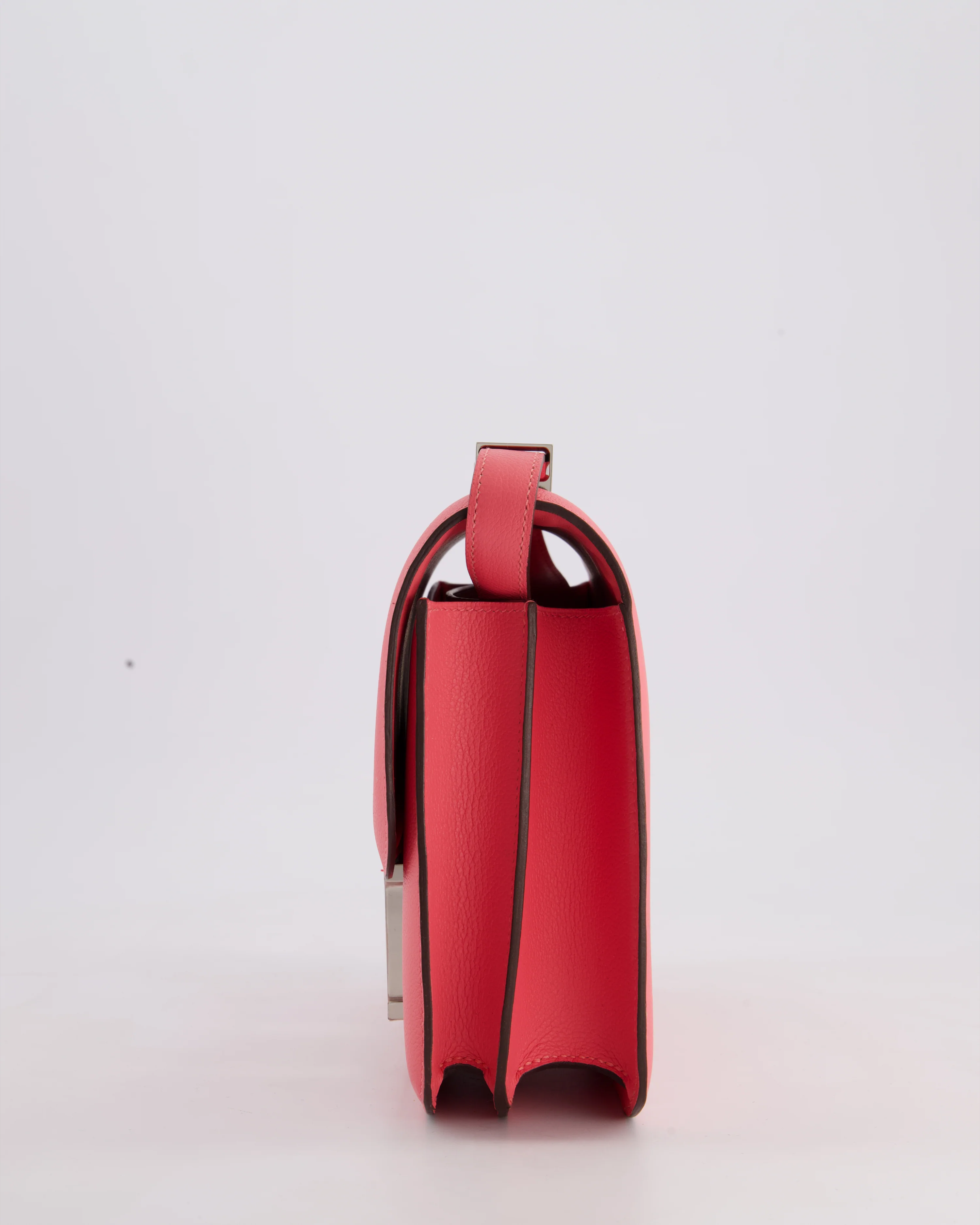 *HOT* Hermès Constance III 24 Bag in Rose Azalee Evercolour Leather with Palladium Hardware - Image 8