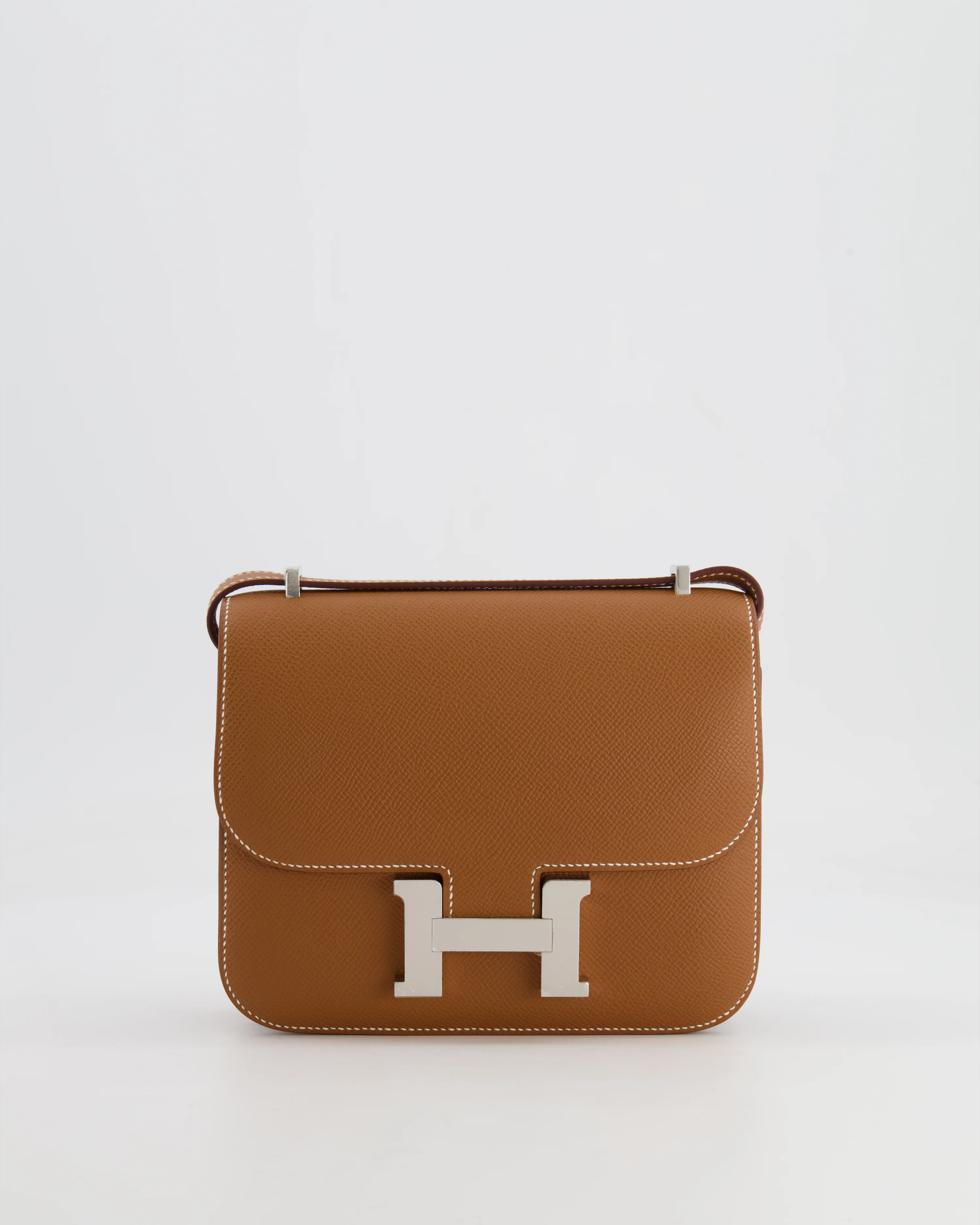 *HOT* Hermès Constance III 18 Miroir Bag in Gold Epsom Leather with Palladium Hardware
