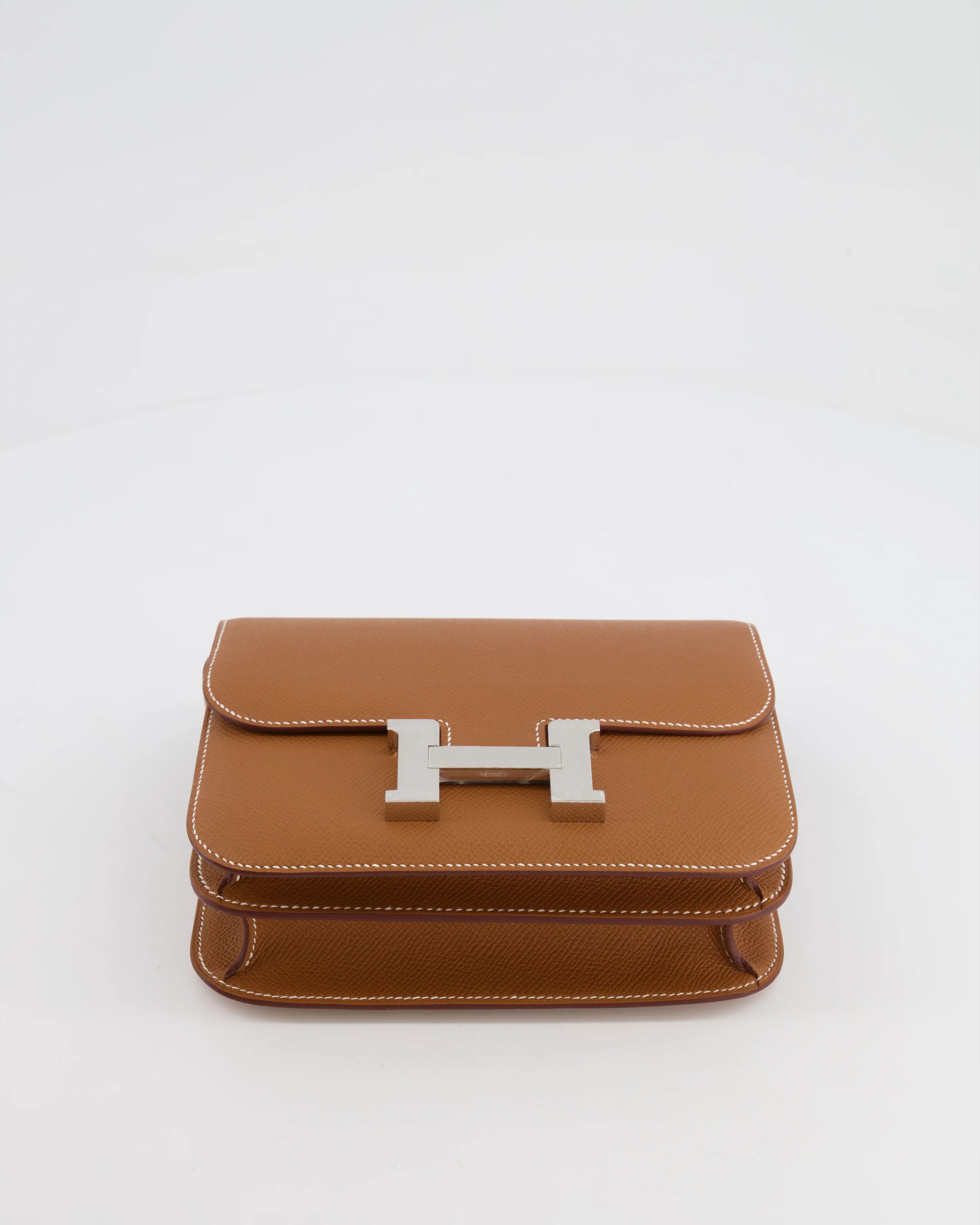 *HOT* Hermès Constance III 18 Miroir Bag in Gold Epsom Leather with Palladium Hardware - Image 15