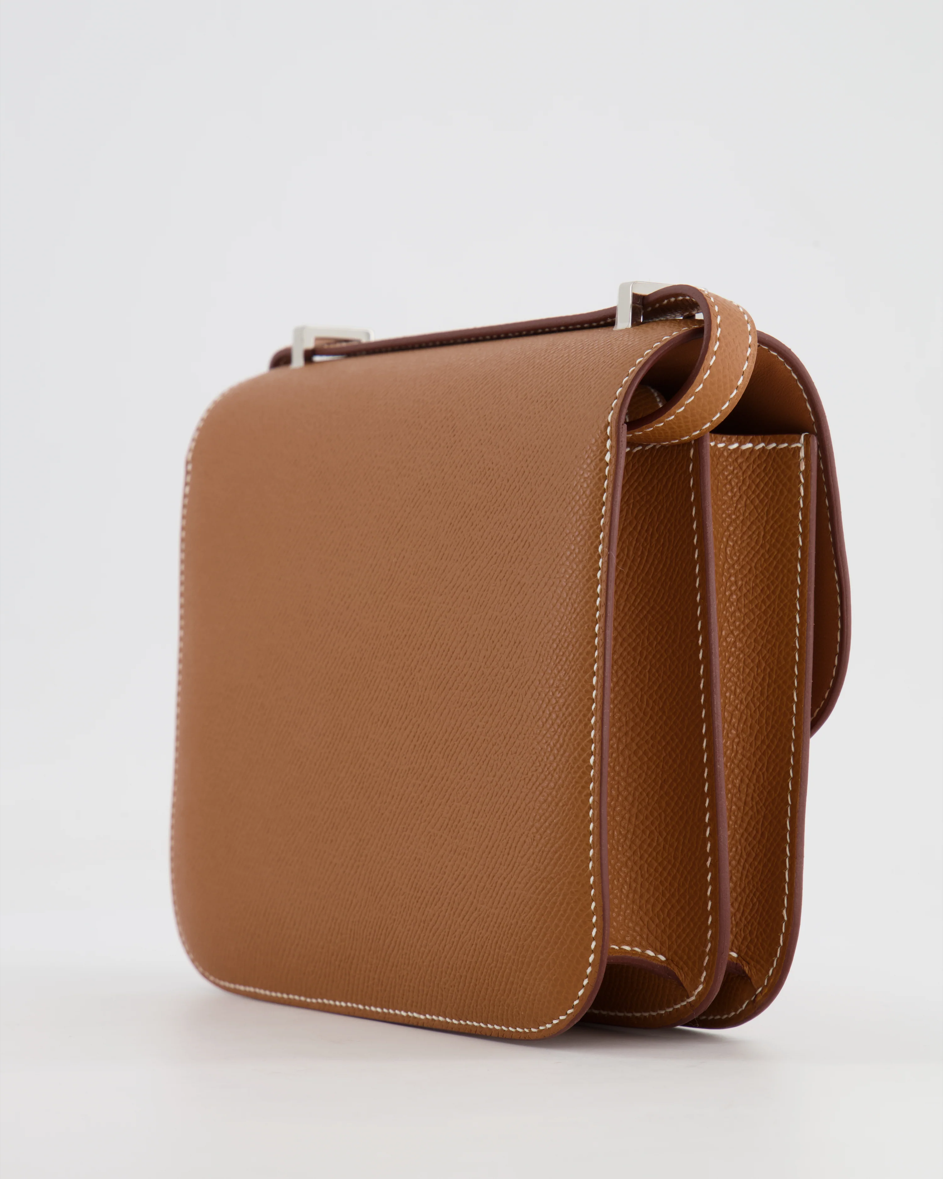 *HOT* Hermès Constance III 18 Miroir Bag in Gold Epsom Leather with Palladium Hardware - Image 8