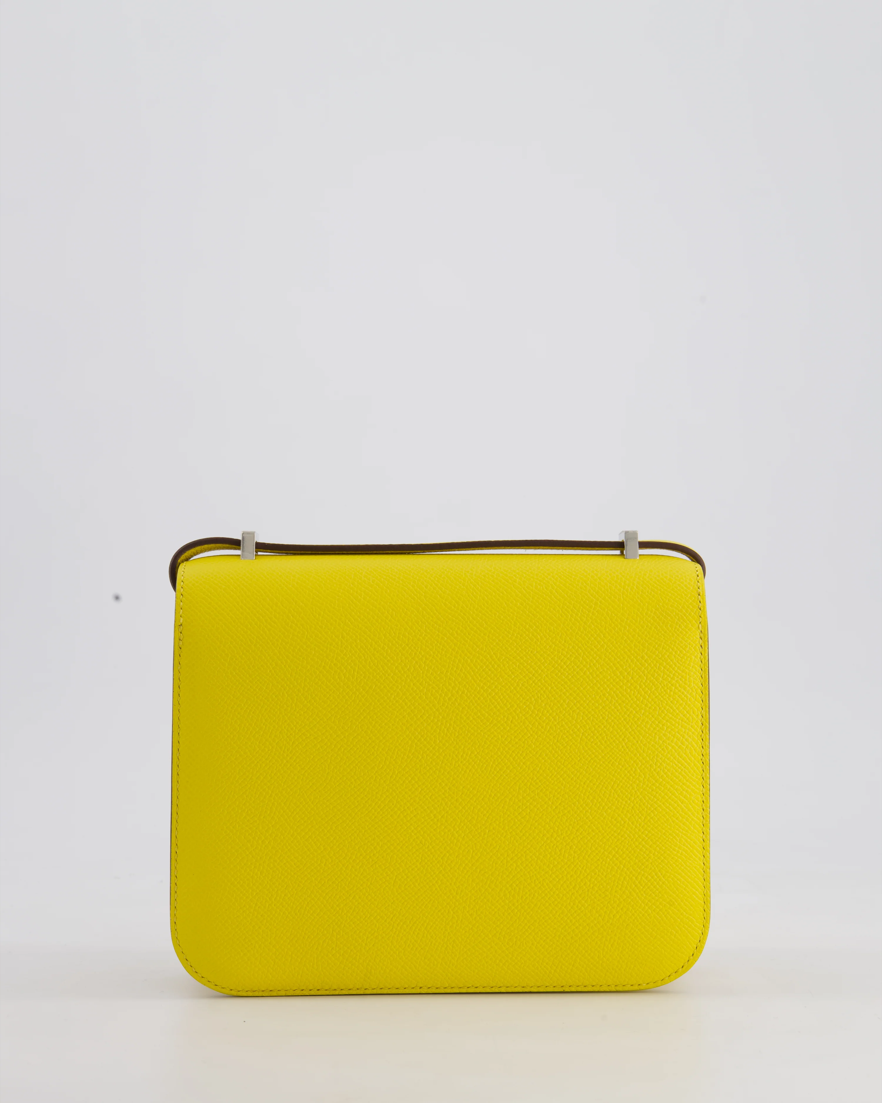 Hermès Constance III 18 Miroir Bag in Jaune De Naples Epsom Leather with Palladium Hardware - Image 7