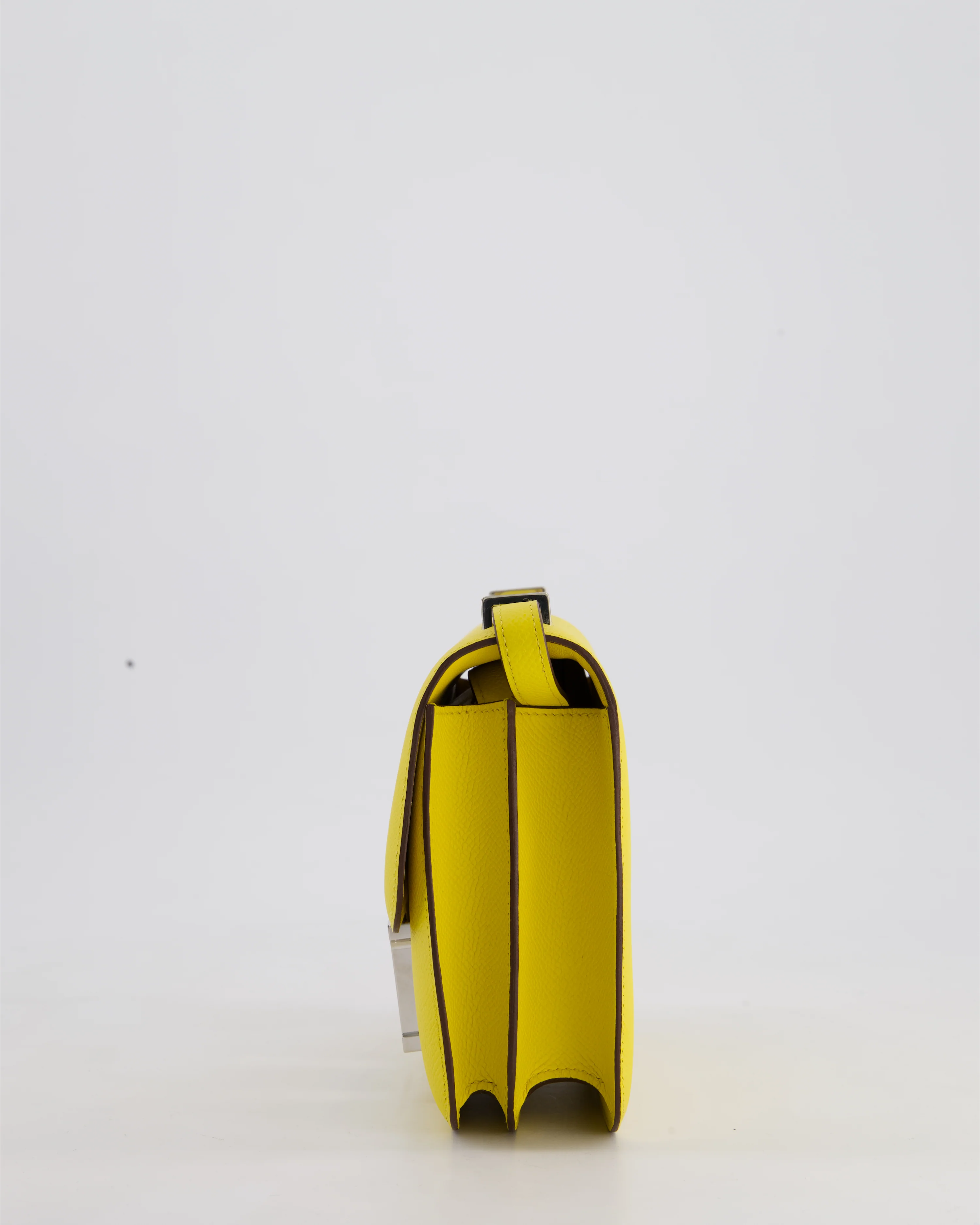 Hermès Constance III 18 Miroir Bag in Jaune De Naples Epsom Leather with Palladium Hardware - Image 9