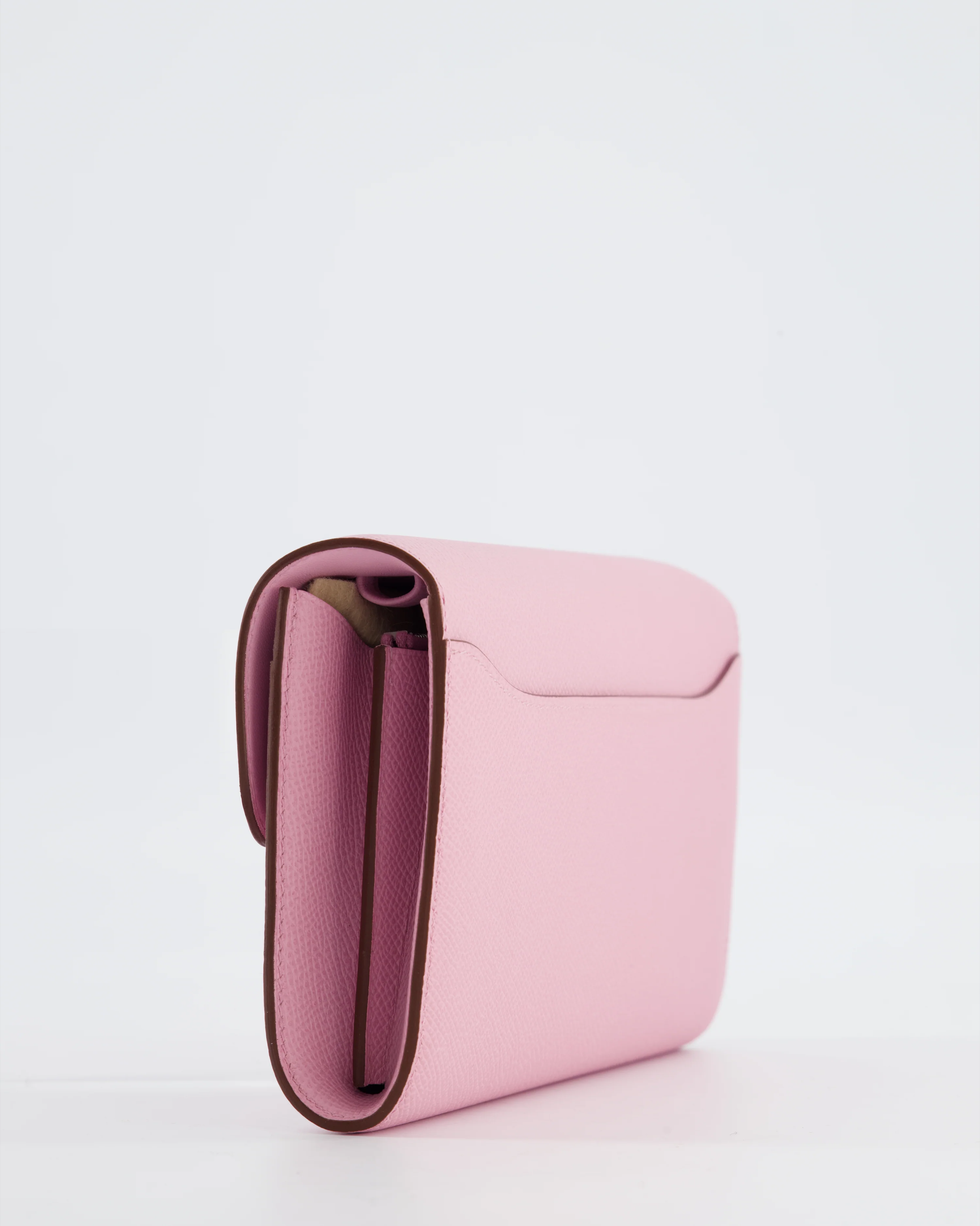 Hermès Constance To Go Bag in Mauve Sylvestre Epsom Leather with Palladium Hardware - Image 13