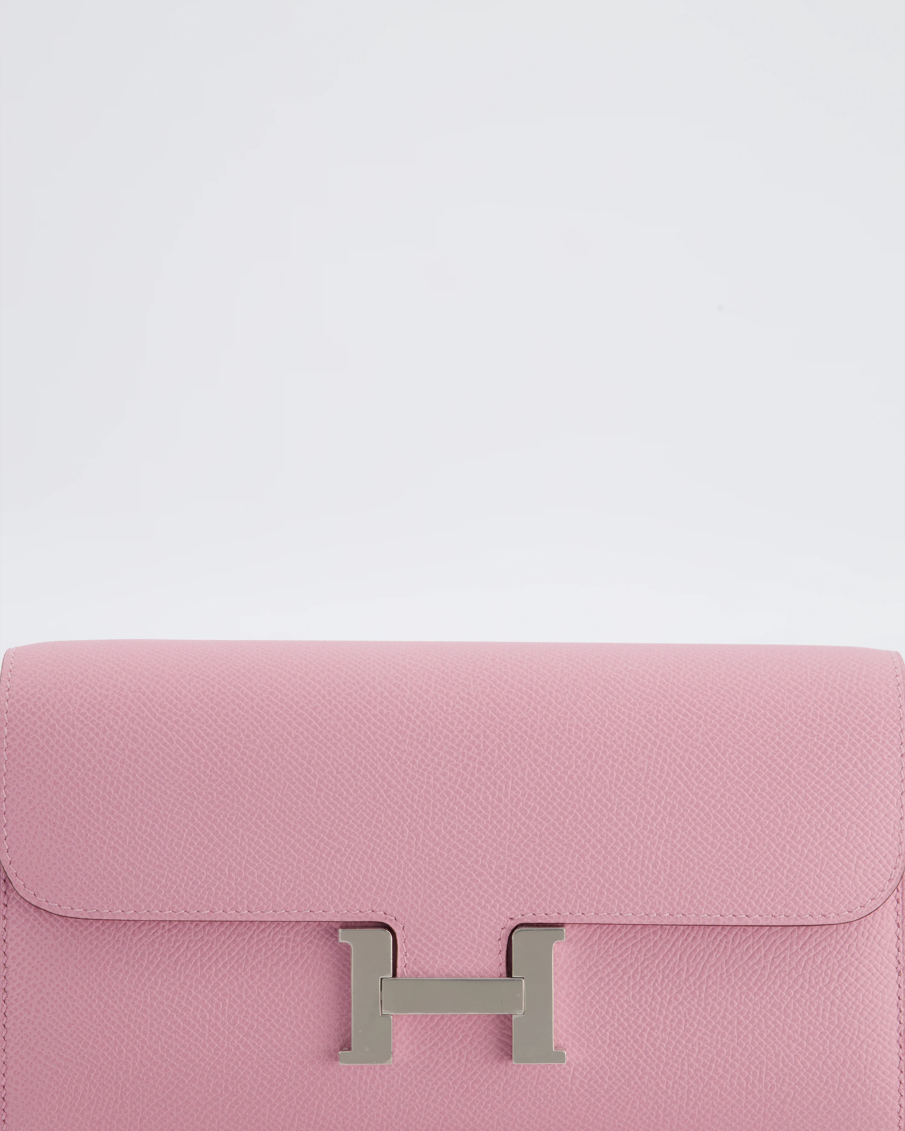 Hermès Constance To Go Bag in Mauve Sylvestre Epsom Leather with Palladium Hardware - Image 15