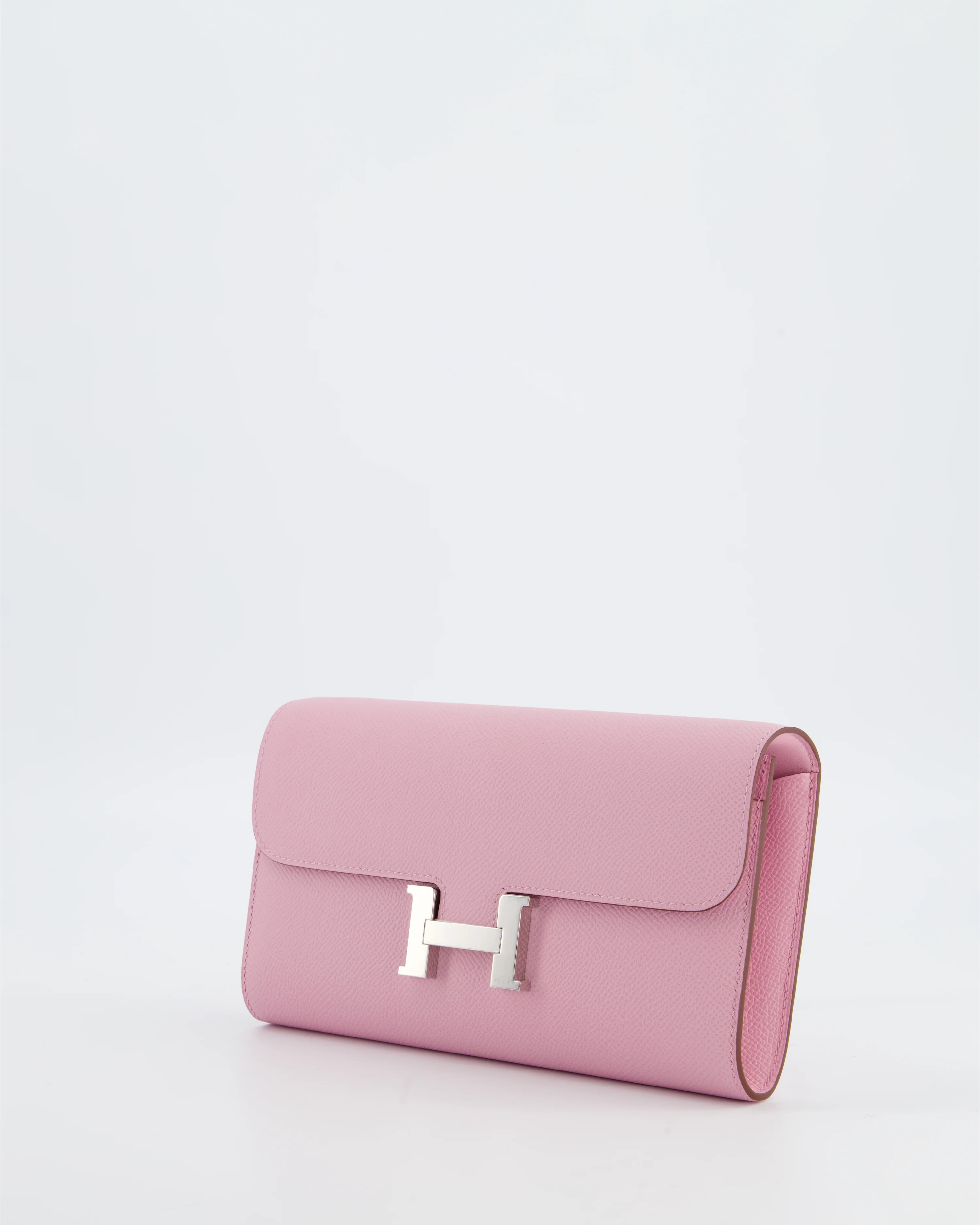Hermès Constance To Go Bag in Mauve Sylvestre Epsom Leather with Palladium Hardware - Image 9