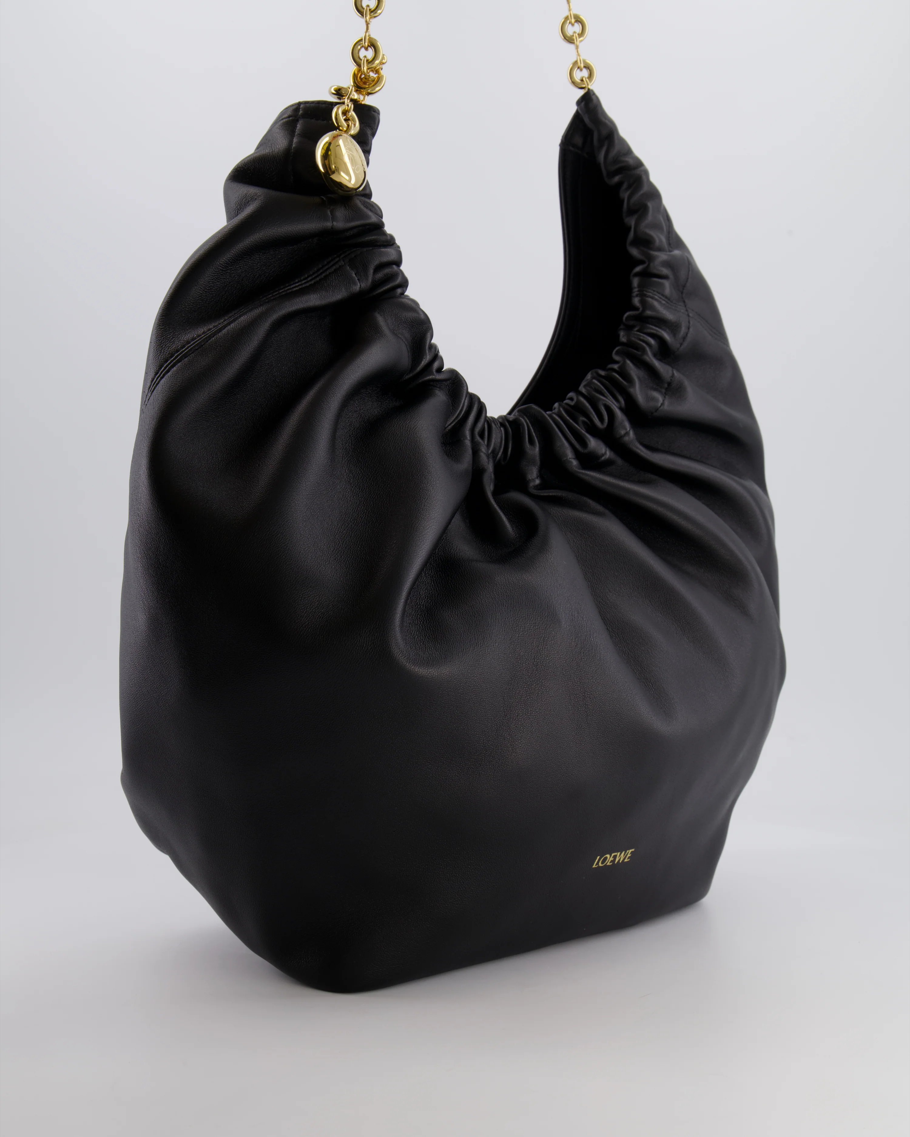 *HOT* Loewe Black Medium Squeeze Bag in Nappa Lambskin Leather and Gold Hardware RRP £3,650 - Image 3