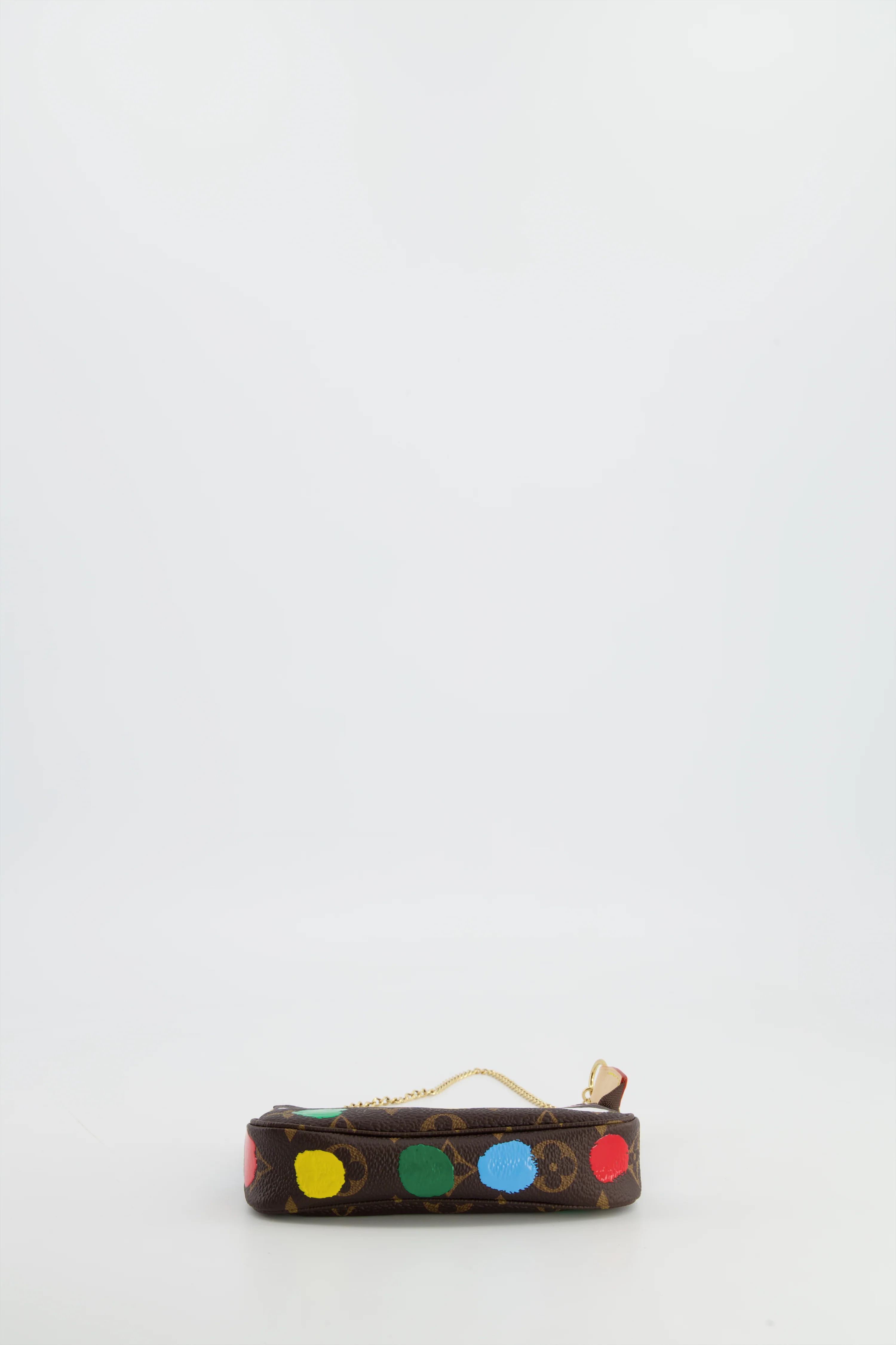 *HOT* Louis Vuitton X Yayoi Kusama Mini Pochette Bag in Monogram Canvas - Image 13