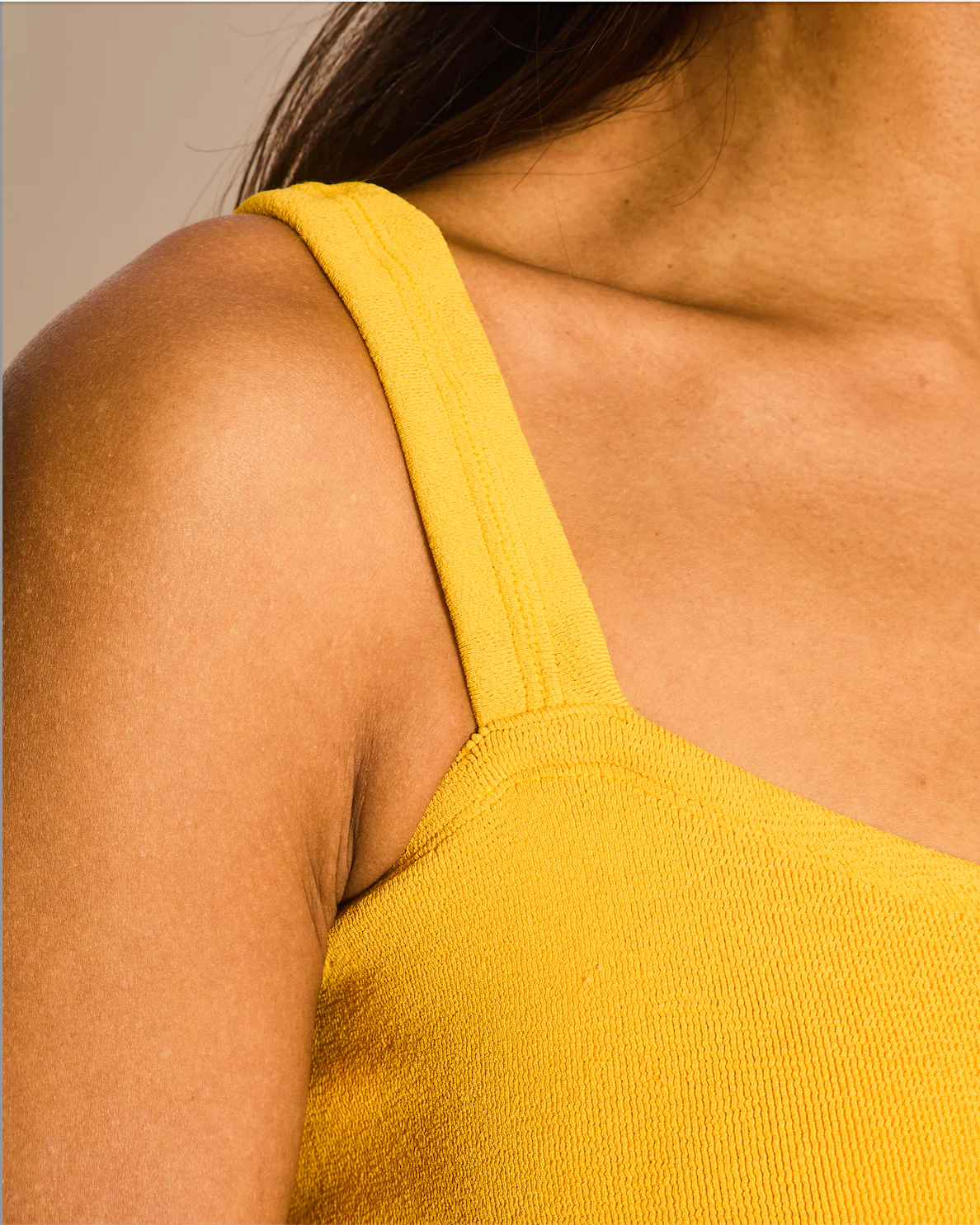 Hunza G Yellow Fitted Beach Dress Size XS (UK 6) - Image 5