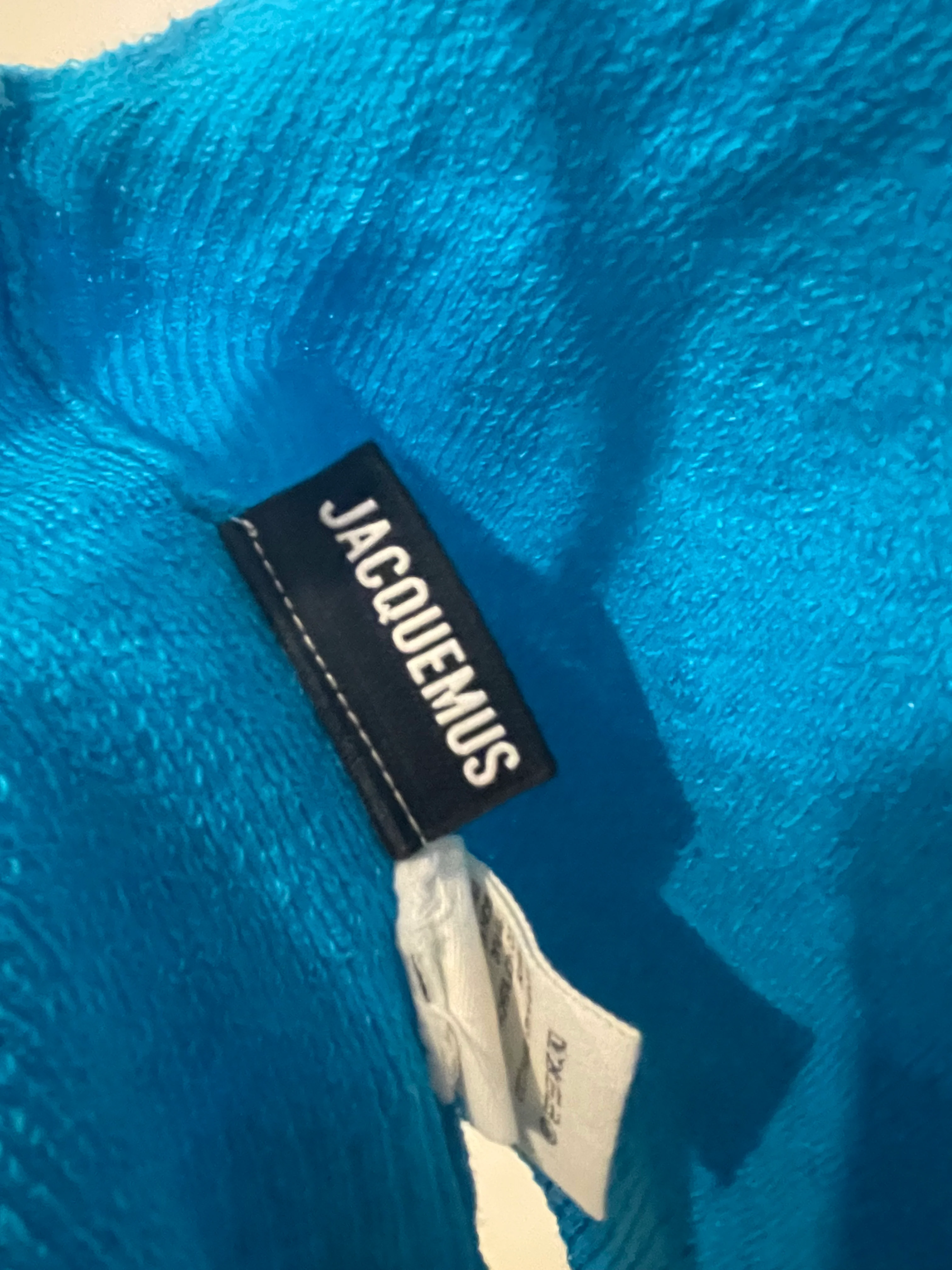 Jacquemus Blue Cropped Top with Back Strap Details FR 38 (UK 10) - Image 7