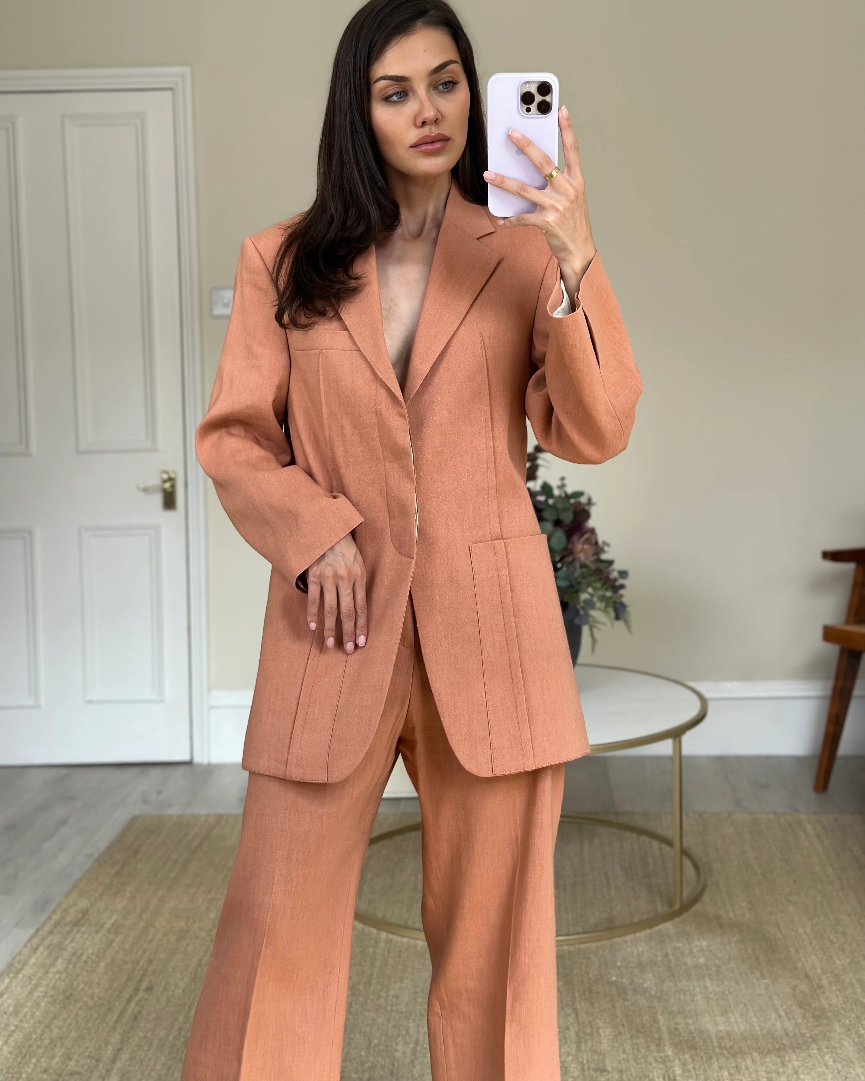 Jacquemus Orange L'Amour Two Piece Suit FR 32 (UK 4) - Image 7