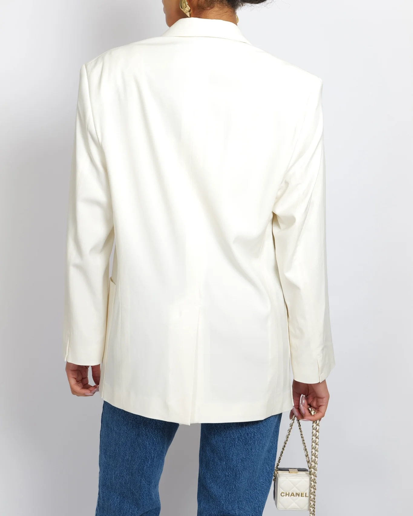Jacquemus Ivory Le Papier La Veste d'Homme Blazer Jacket Size FR 36 (UK 8) RRP £700 - Image 3