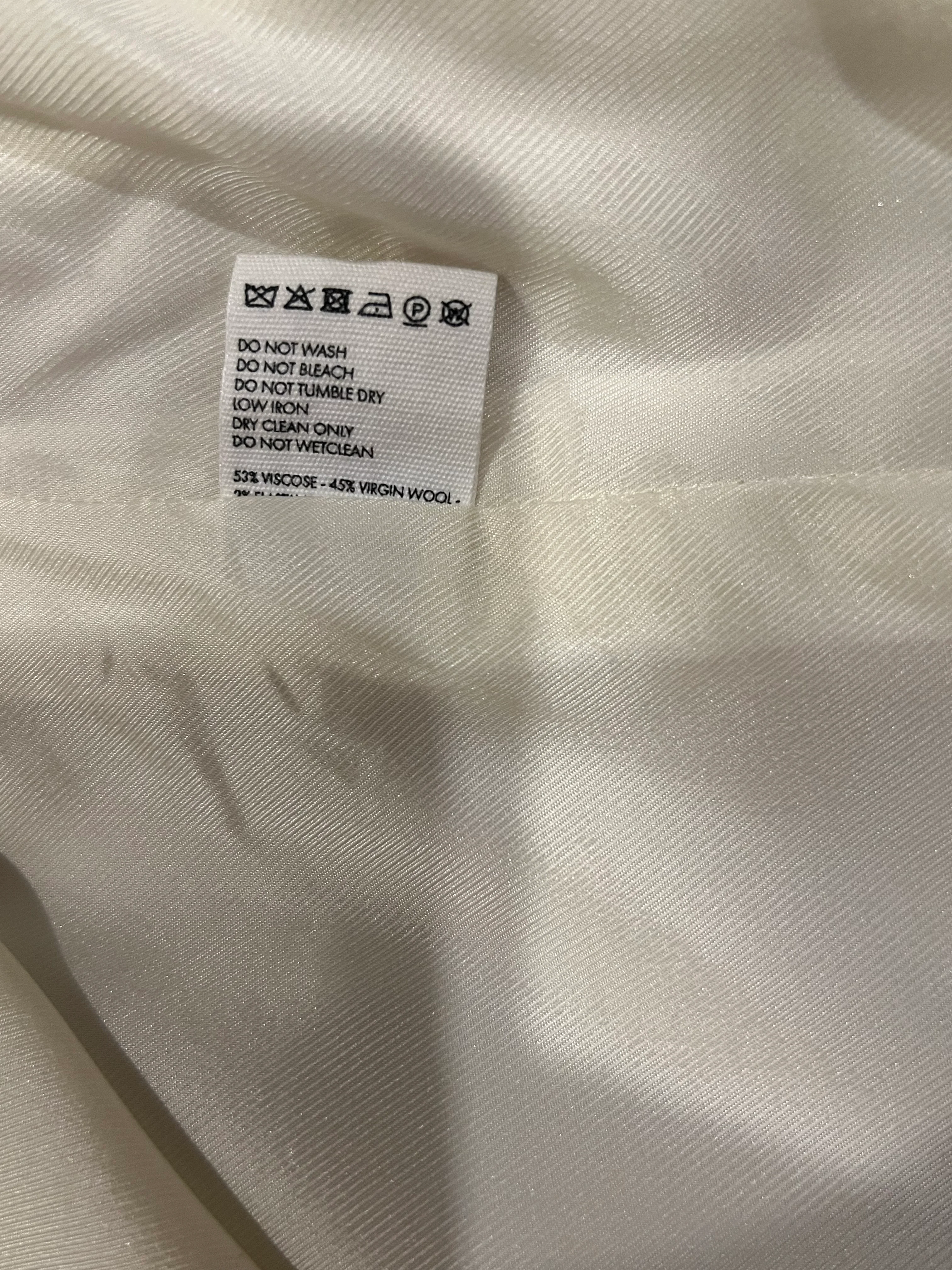 Jacquemus Ivory Le Papier La Veste d'Homme Blazer Jacket Size FR 36 (UK 8) RRP £700 - Image 8
