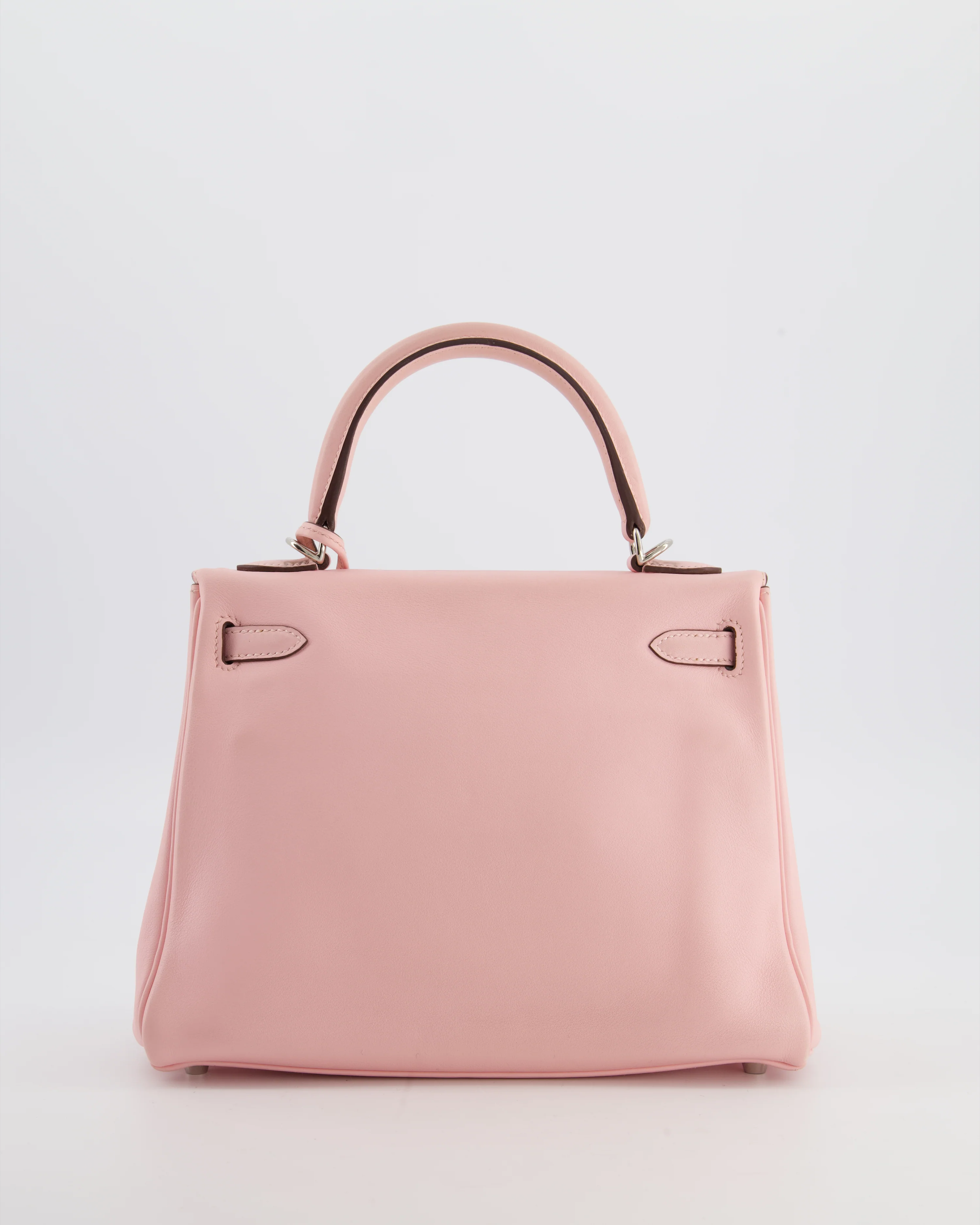 Hermès Kelly 25 Retourne Bag in Rose Sakura Swift Leather with Palladium Hardware - Image 6
