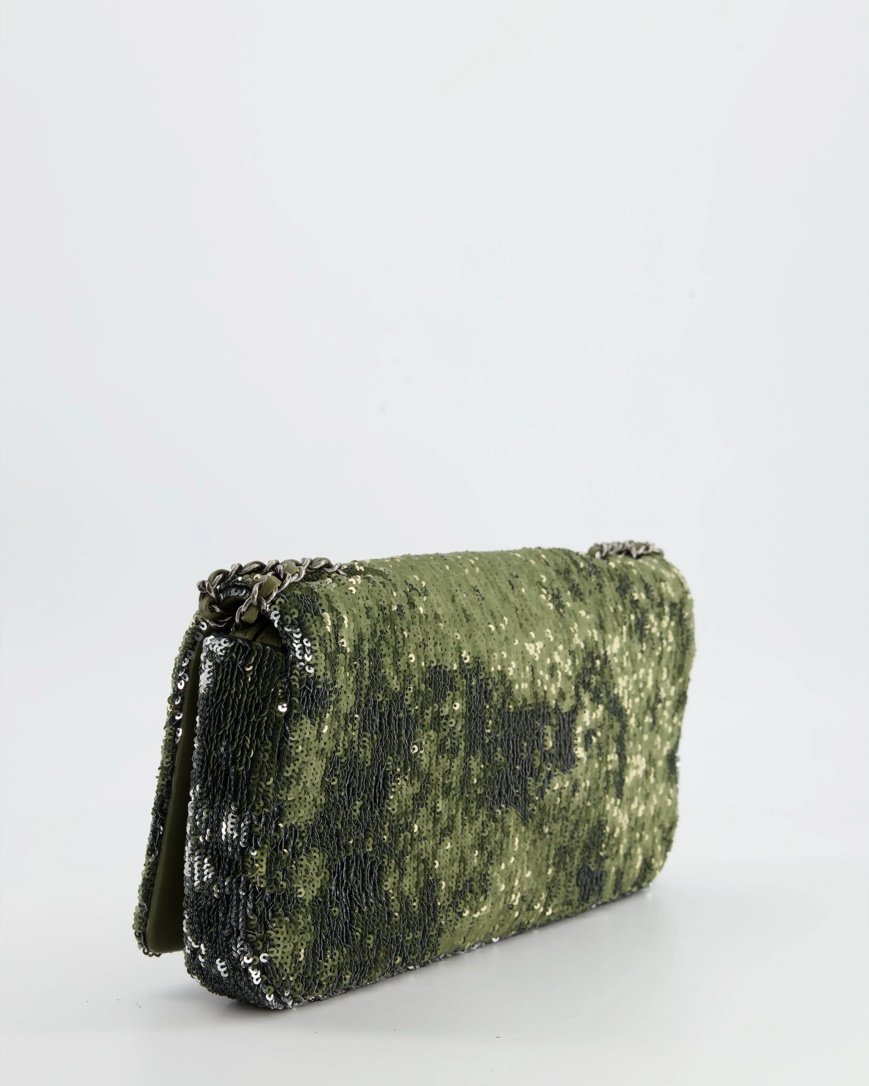 *Limited Edition* Chanel Limited Edition Khaki Sequin Coco Cuba Bag - Image 7