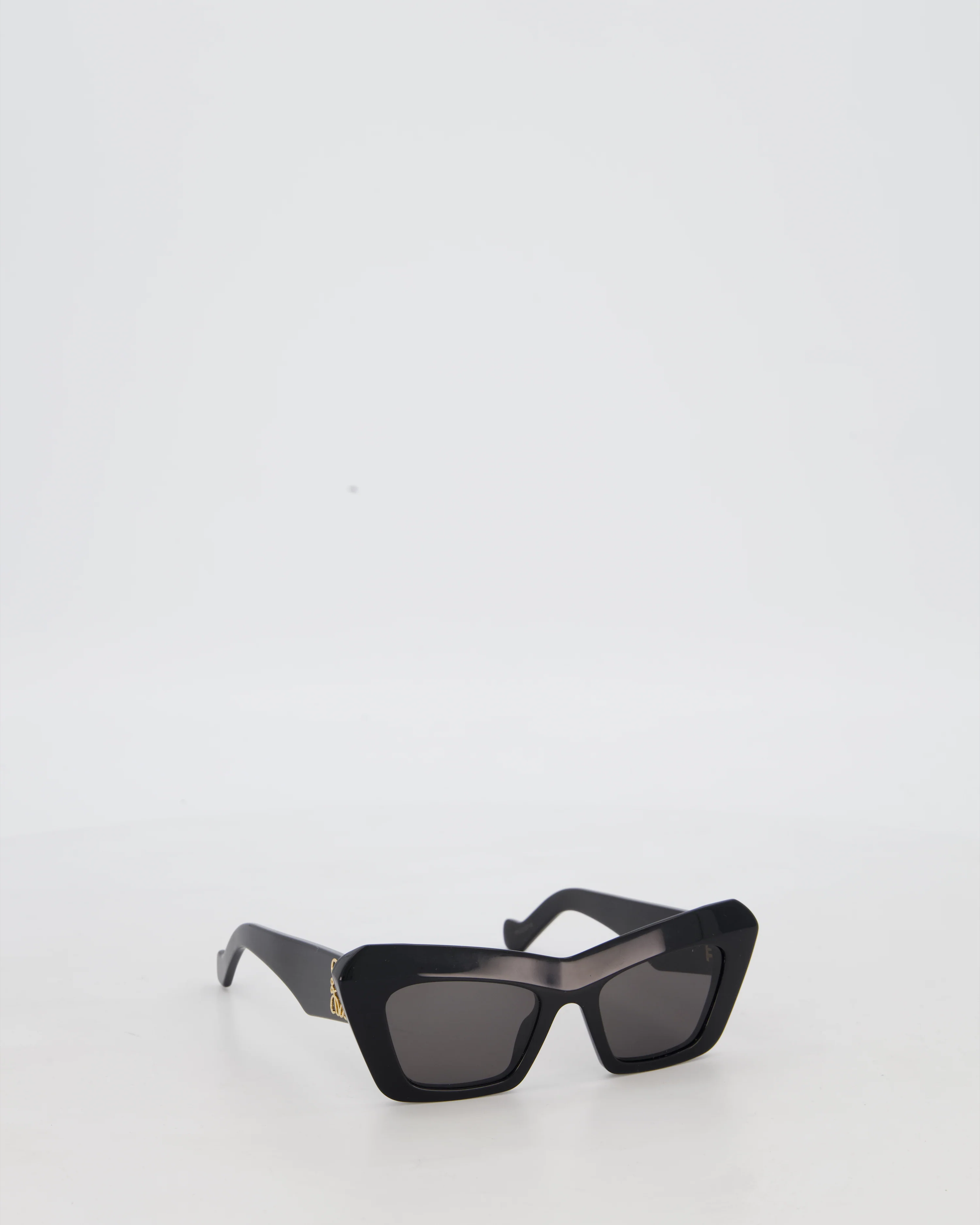 Loewe Black Anagram Cat Eye Sunglasses with Logo - Image 2