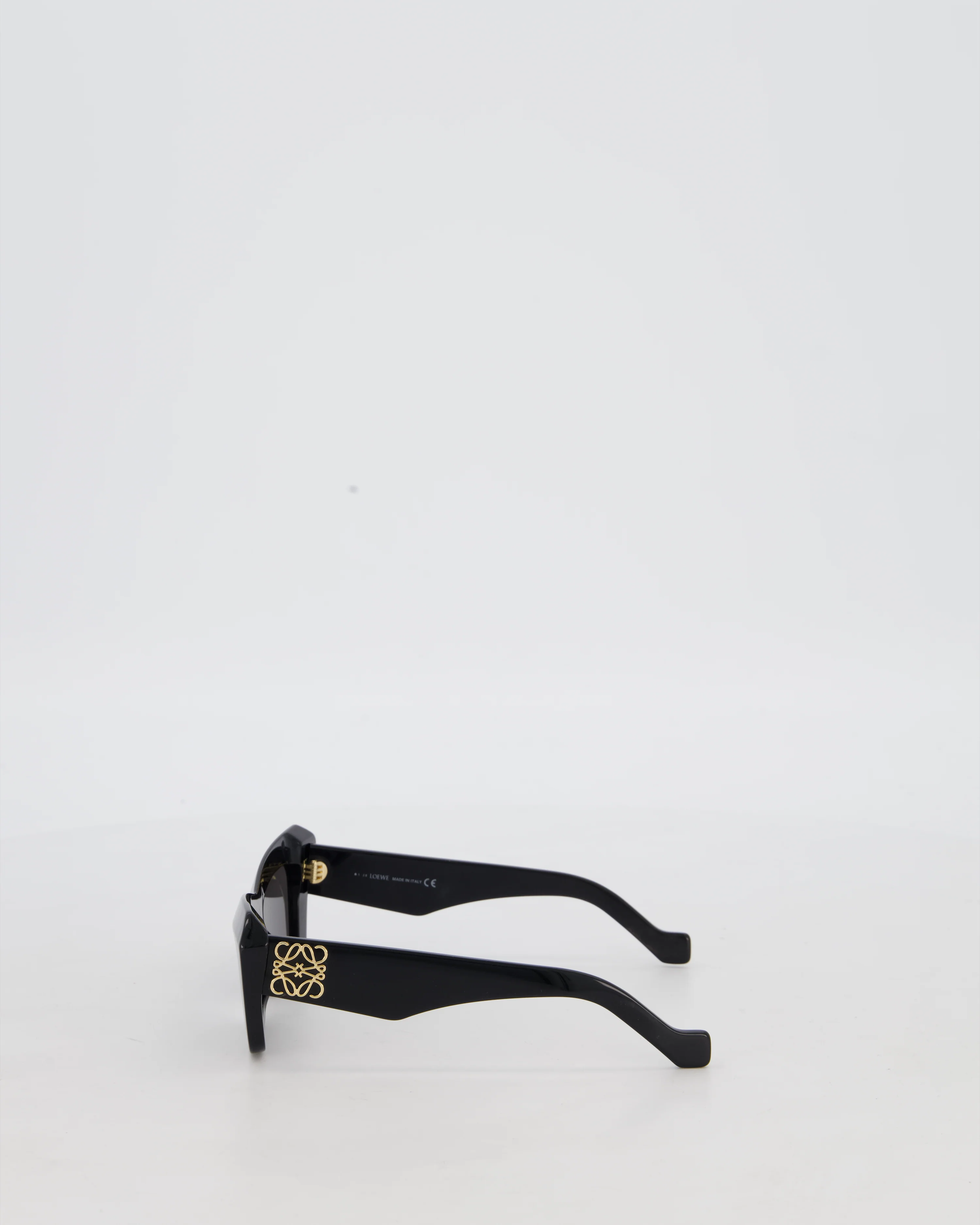 Loewe Black Anagram Cat Eye Sunglasses with Logo - Image 6