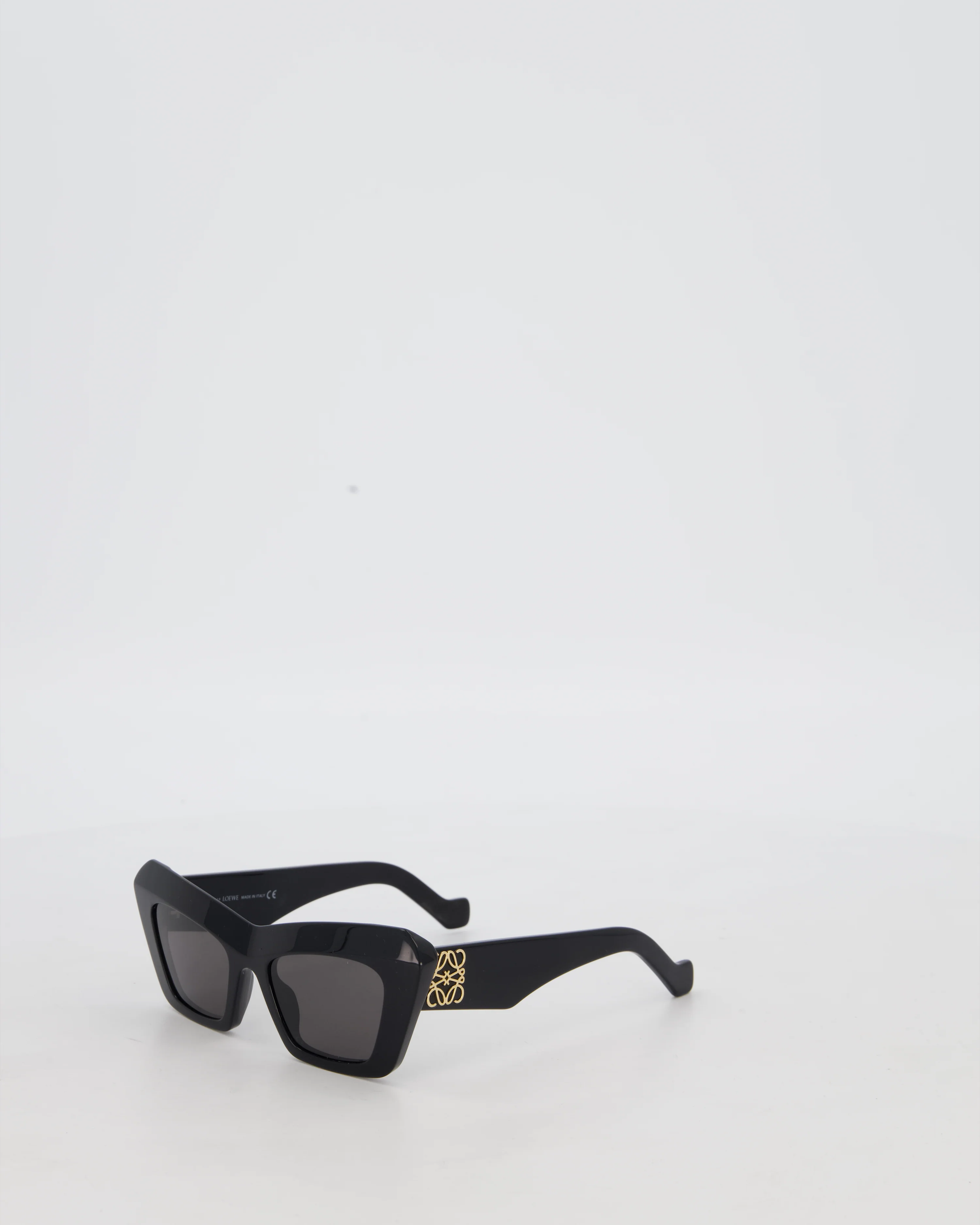 Loewe Black Anagram Cat Eye Sunglasses with Logo - Image 7