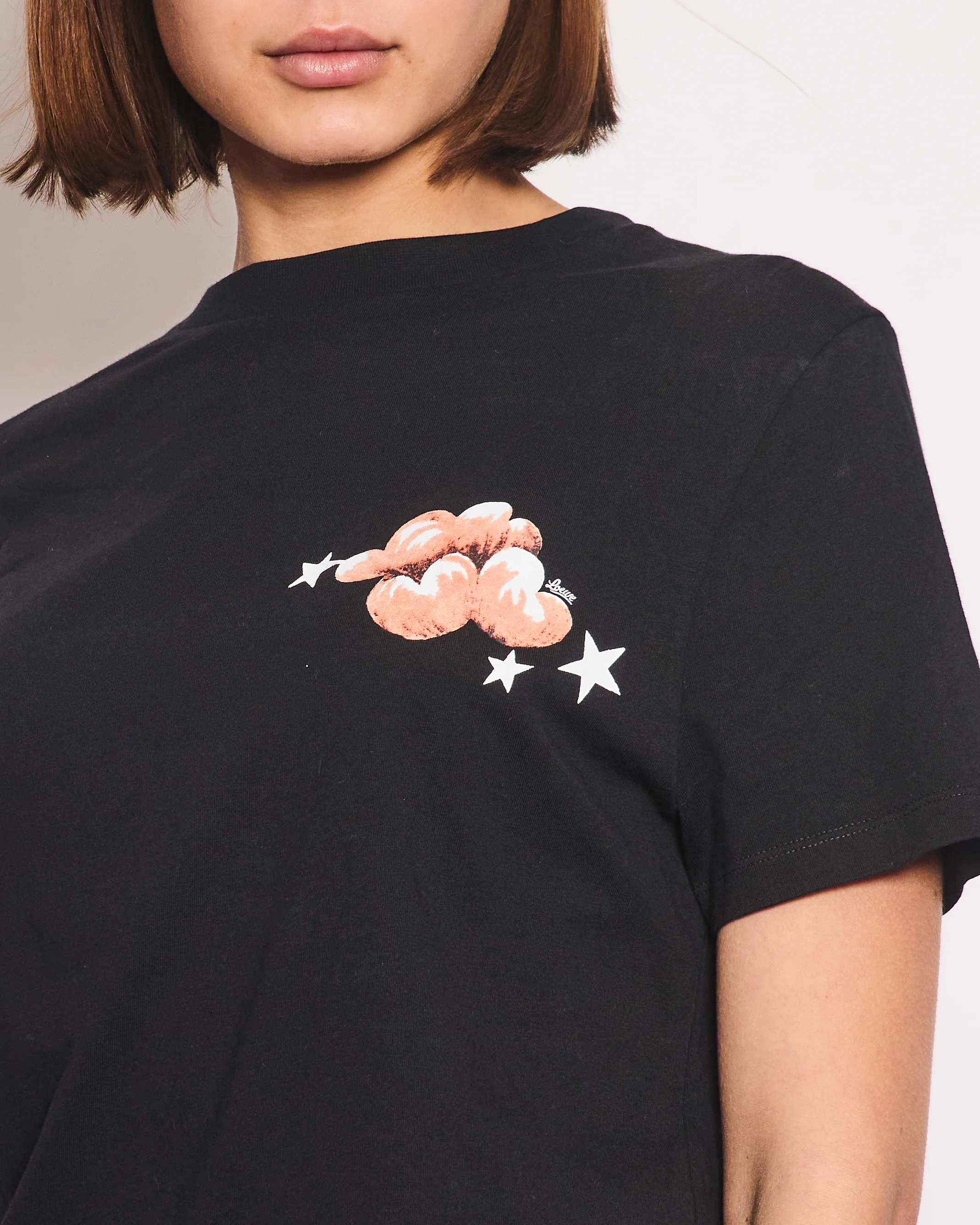 Loewe Black Cloud Print Logo T-Shirt Size M (UK 10) - Image 3